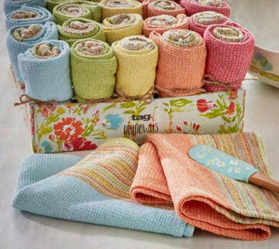 Bloom Waffle Dishtowel