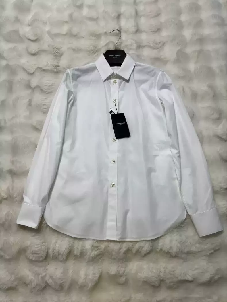 Saint Laurent Paris Shirts Button Ups Saint Laurent Paris Saint Laurent brand new ladies' shirt White