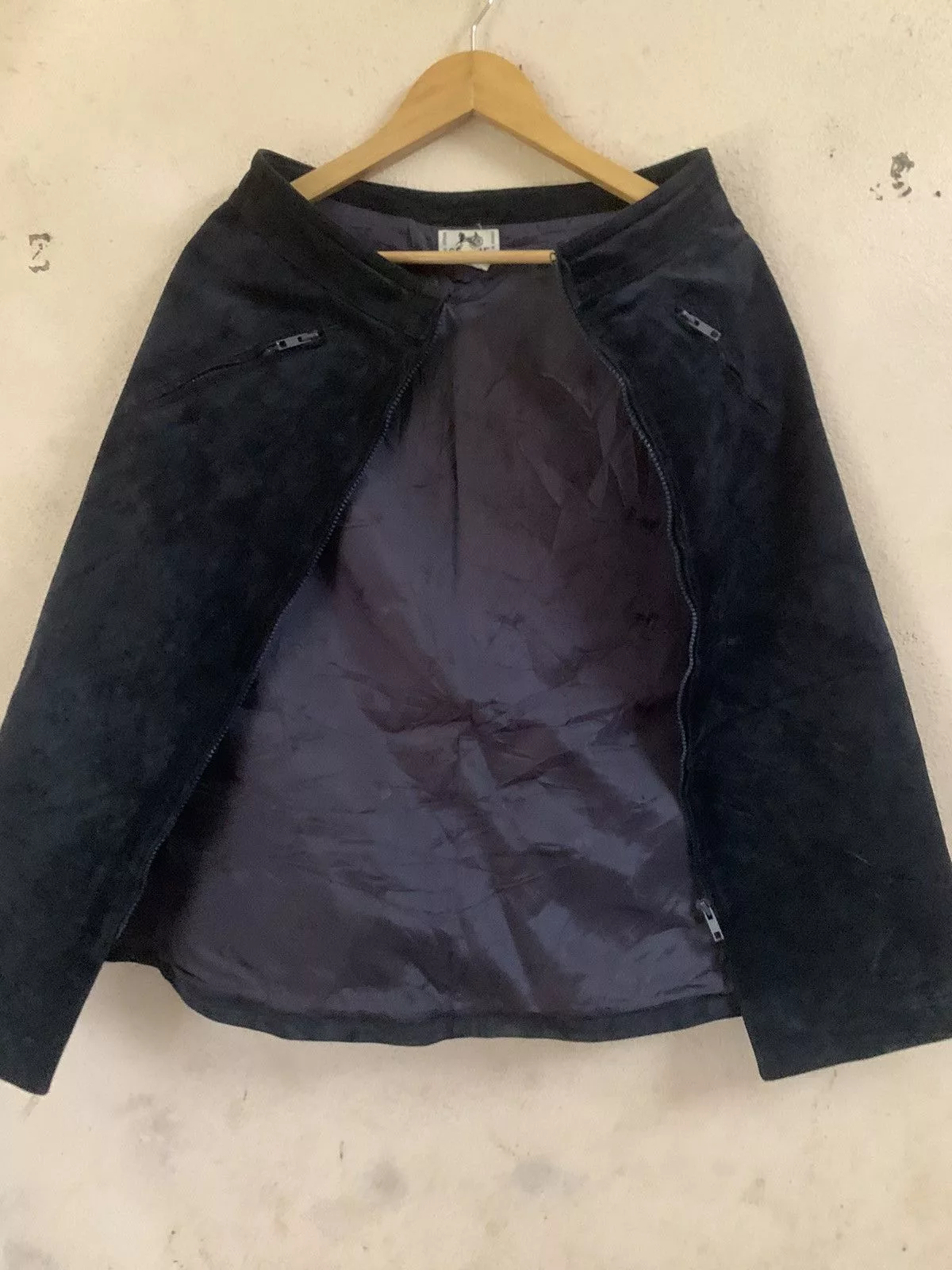 Celine Midi Skirts Vintage celine double lining suede skirt Blue