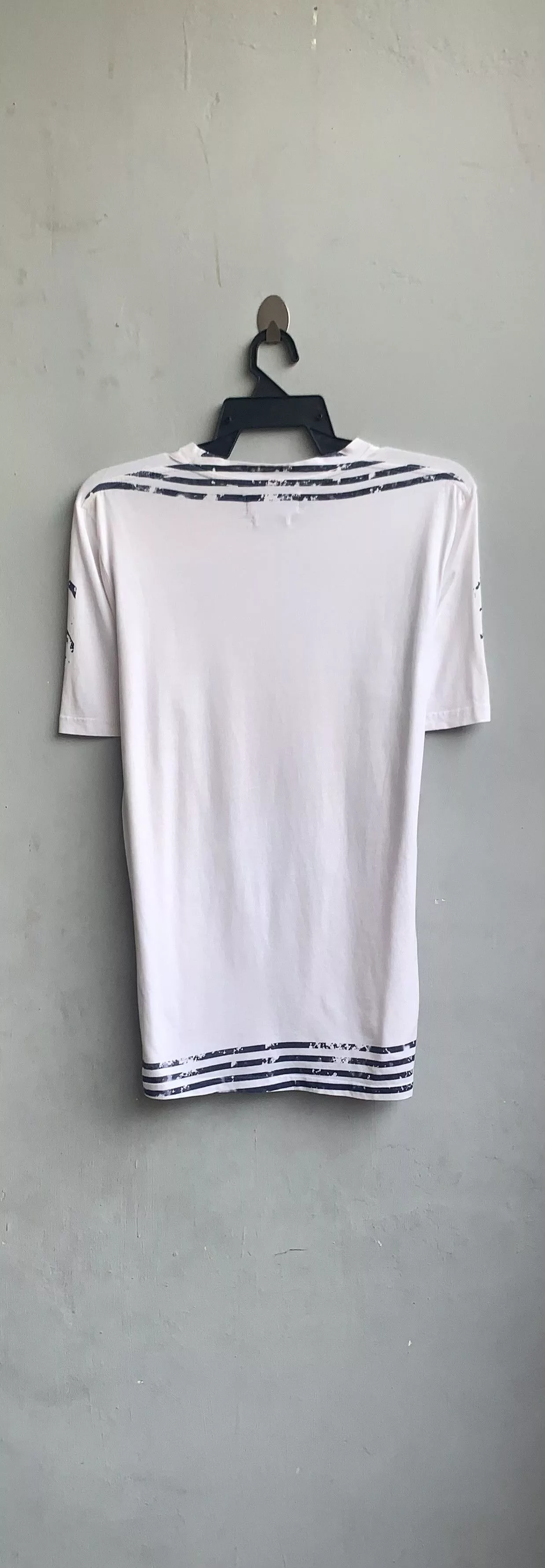 HYDROGEN Short Sleeve T Shirts Hydrogen Skull Bone Shirt White