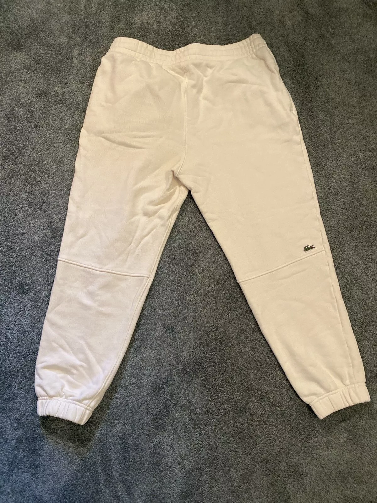 Lacoste Sweatpants Joggers Lacoste cream sweatpants White