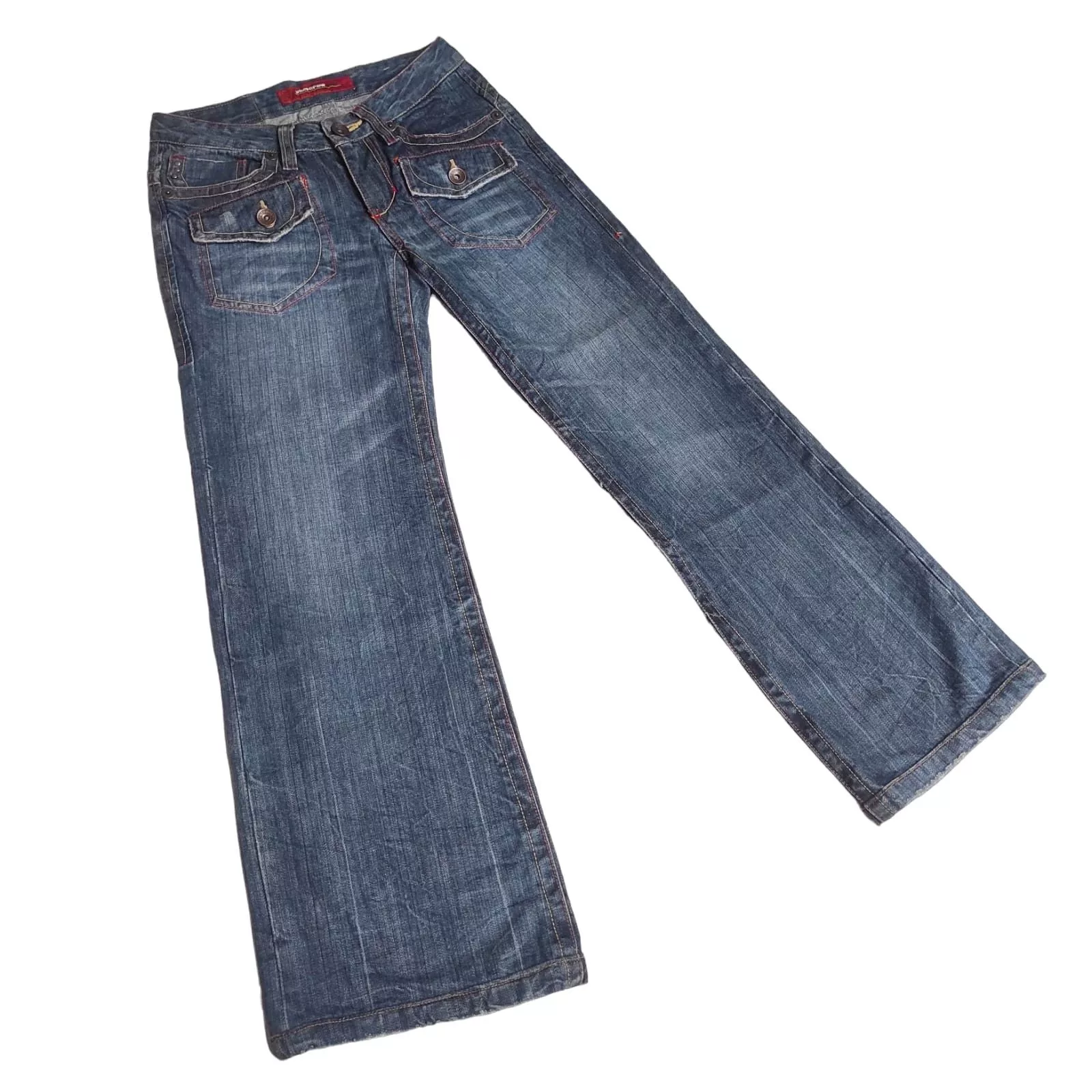 Hysteric Glamour Denim Hysteric Glamour Flare Jeans INTERCREW Bush Boot Cut Low Rise Denim Blue Streetwear