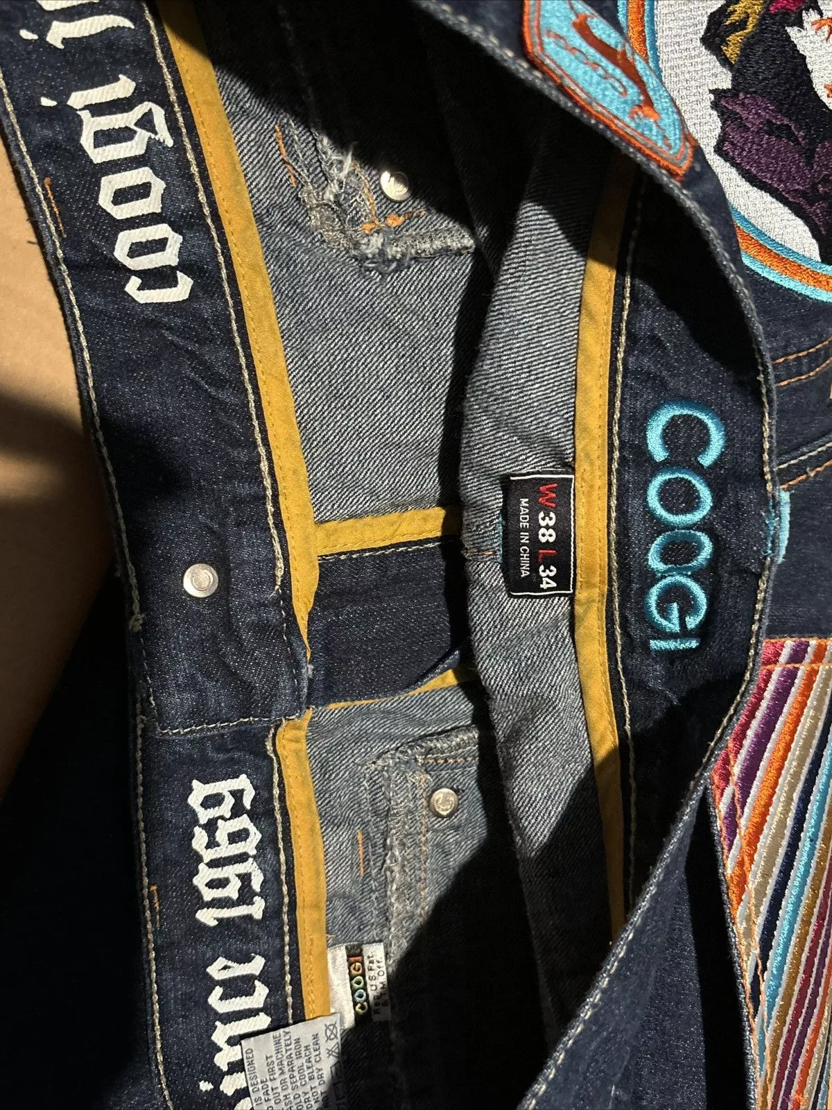 Coogi × Vintage Y2K Coogi Denim Jeans Blue