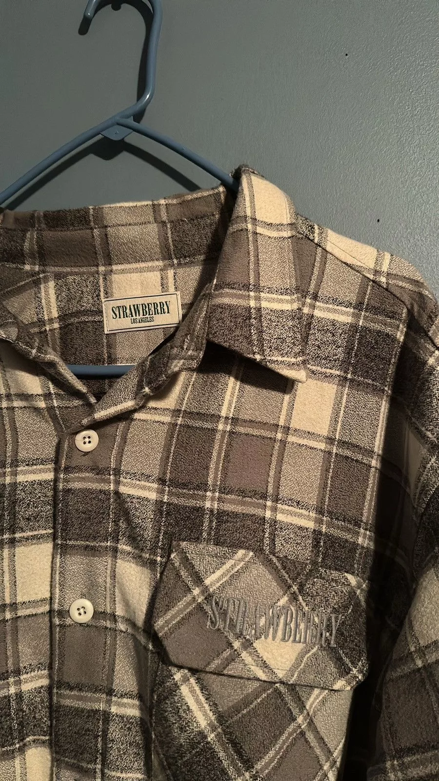 Strawberry Light Jackets Strawberry Flannel Gray