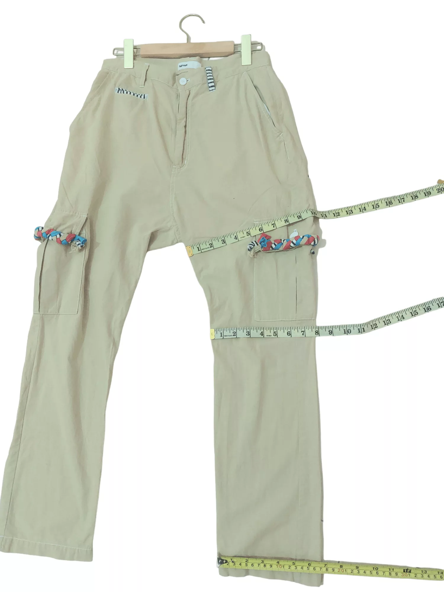 Issey Miyake Sweatpants Joggers Issey Miyake × Ne-Net Ne-Net Lightweight Thin Cotton High Rise by Issey Miyake Pink Vintage