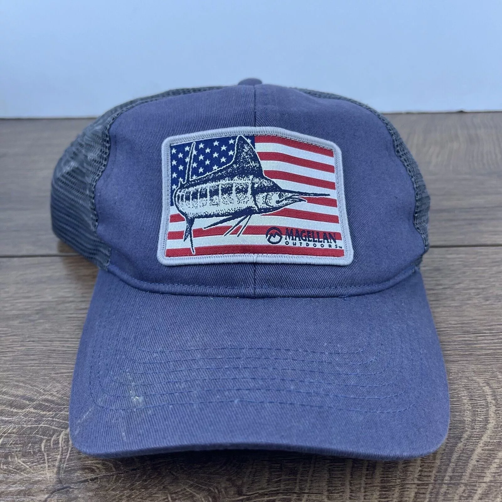 Other Hats Other Magellan Outdoors Snapback Hat Marlin Blue Adjustable Hat Bl