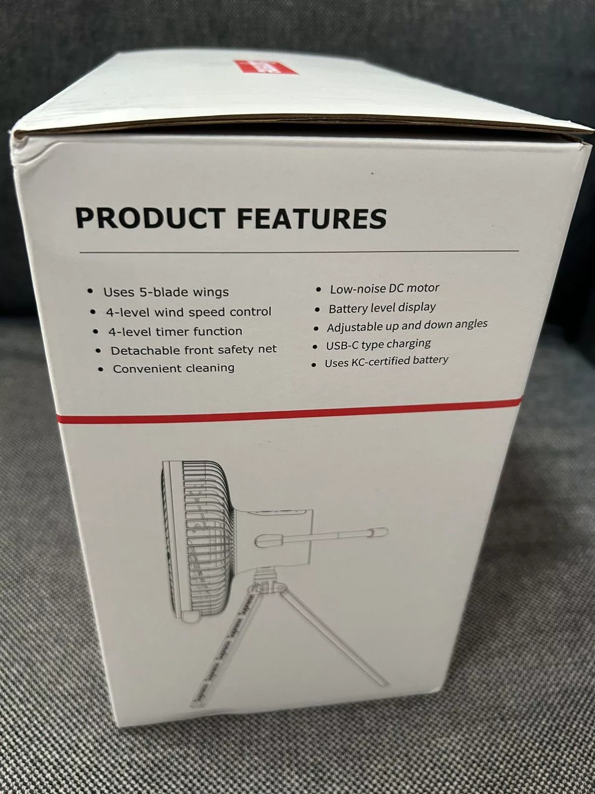 Supreme Supreme Supreme Cargo Container Electric Fan Red