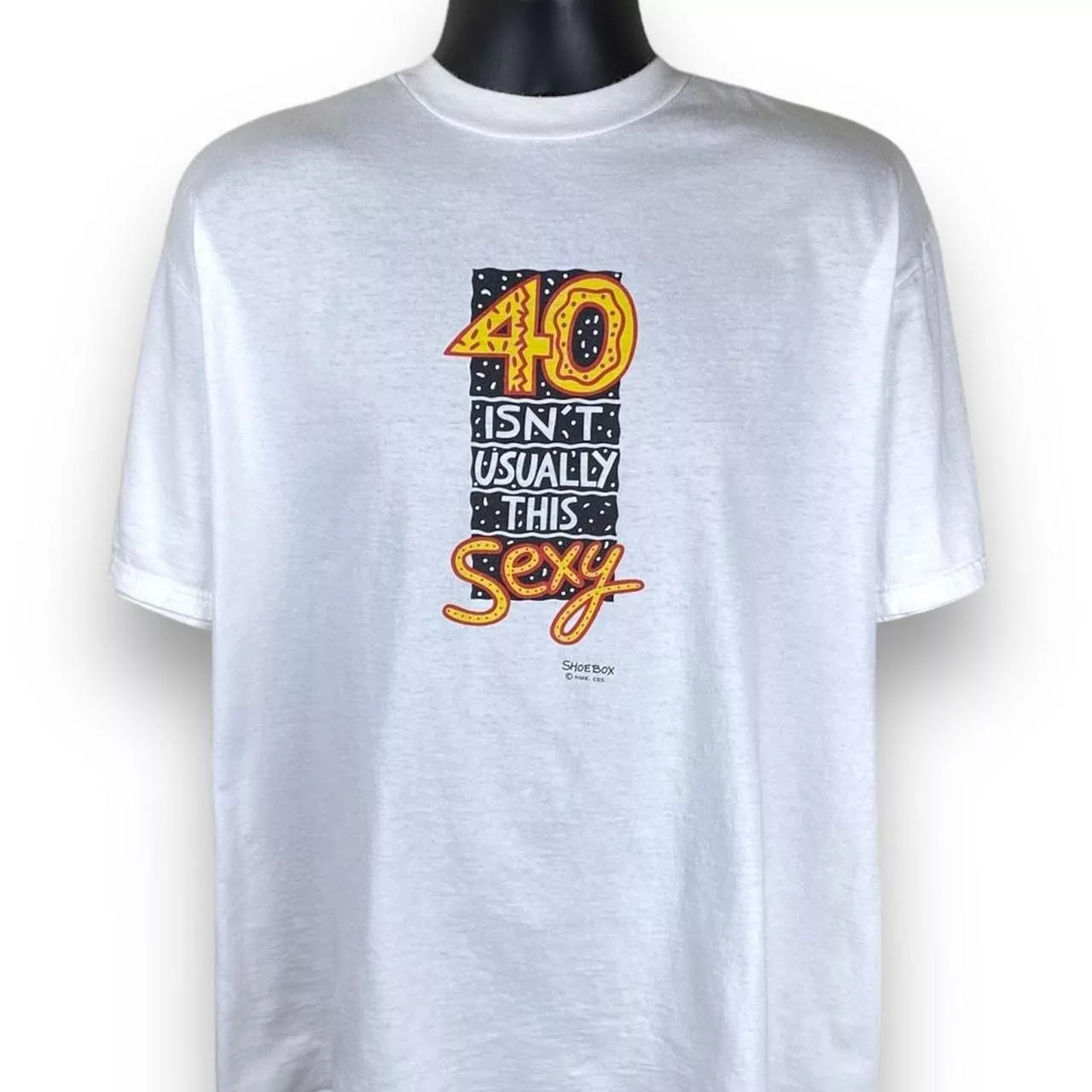 Jerzees Short Sleeve T Shirts Jerzees × Vintage Vintage 90s Jerzees Comedy Funny Gag Parody Joke Tshirt White