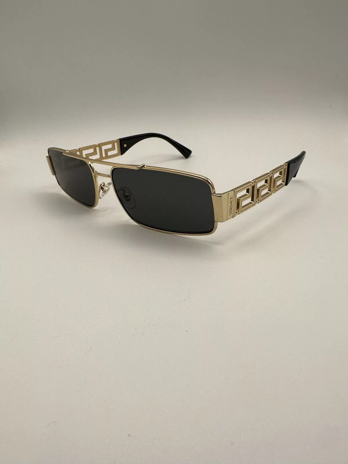 Versace Sunglasses Versace Monogram Statement Sunglasses Gold
