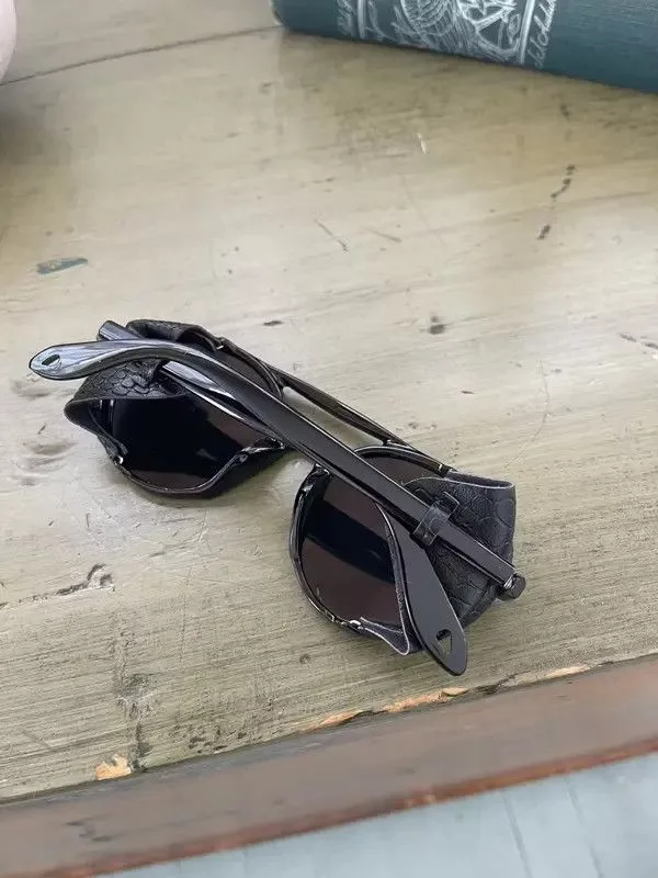 Vintage Sunglasses Vintage Punk Carti Sunglasses Black
