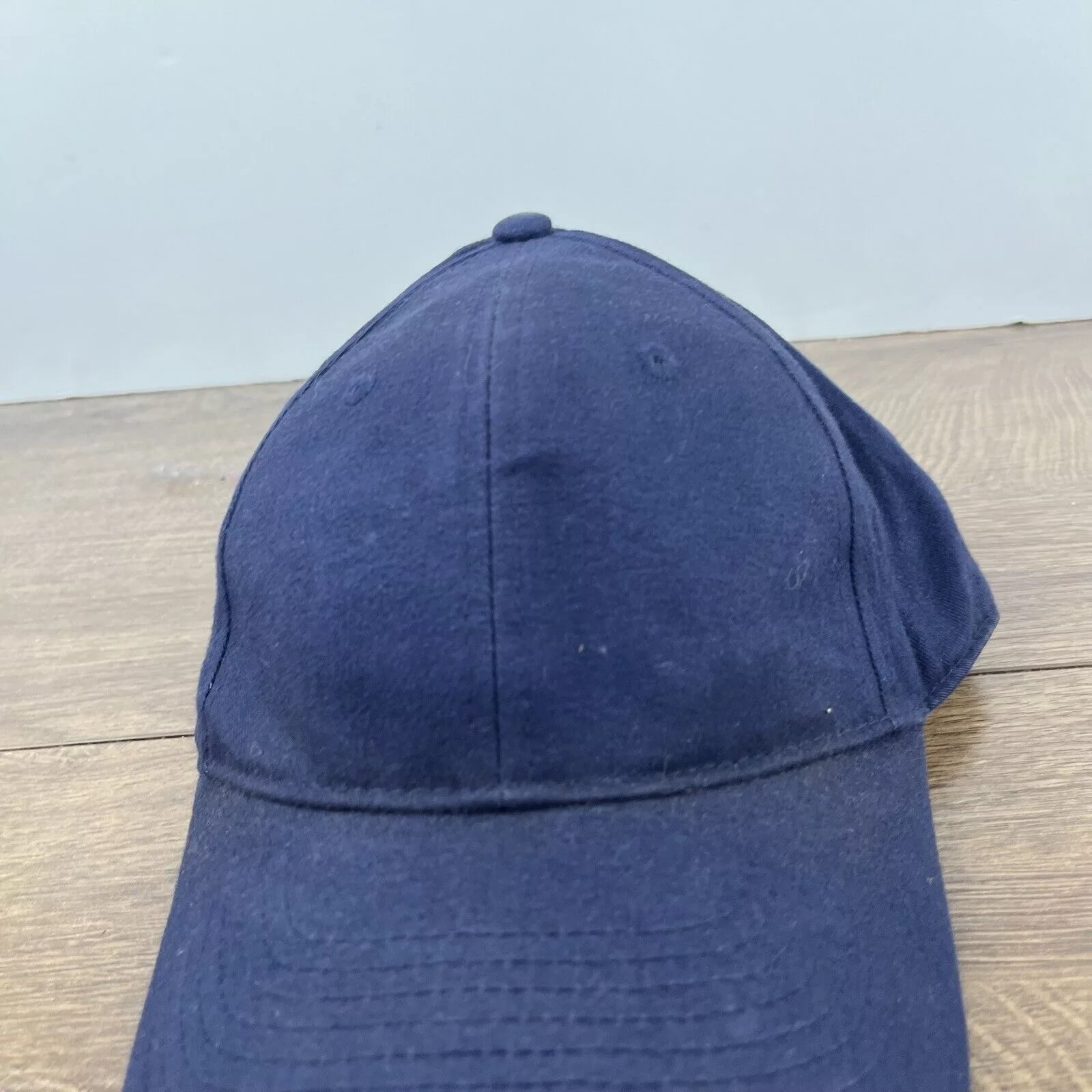 Other Hats Other Plain Navy Blue Hat Blue Adjustable Hat Blue Adult Size Base