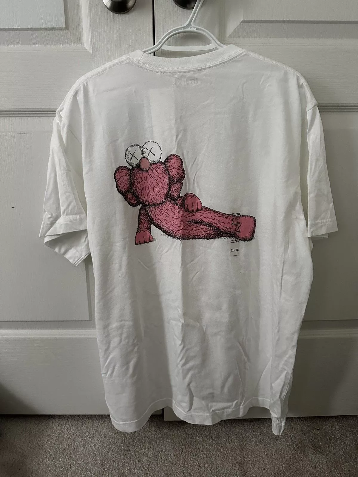 Kaws Short Sleeve T Shirts Kaws White