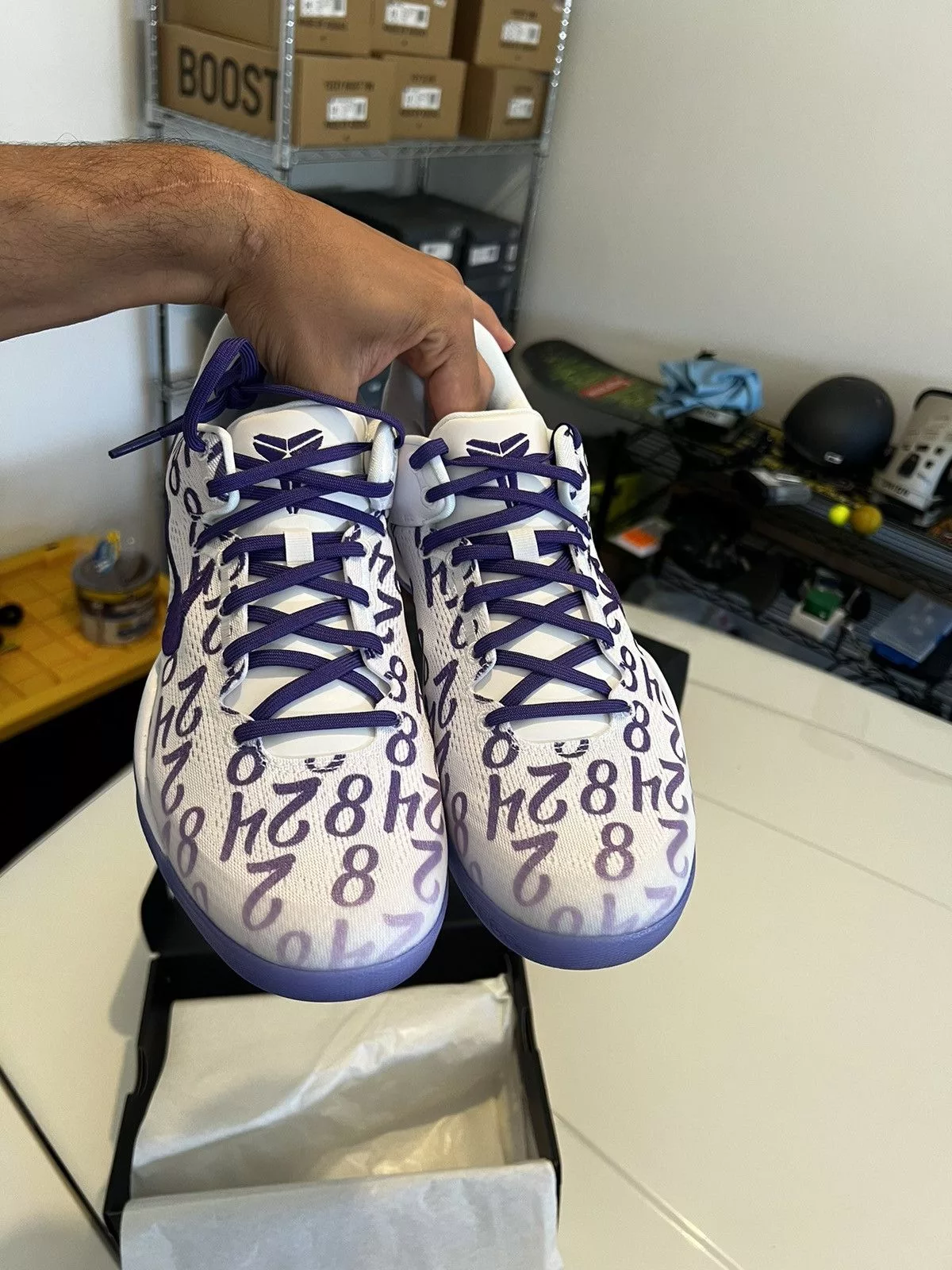Nike Low Top Sneakers Nike Kobe 8 Protro White