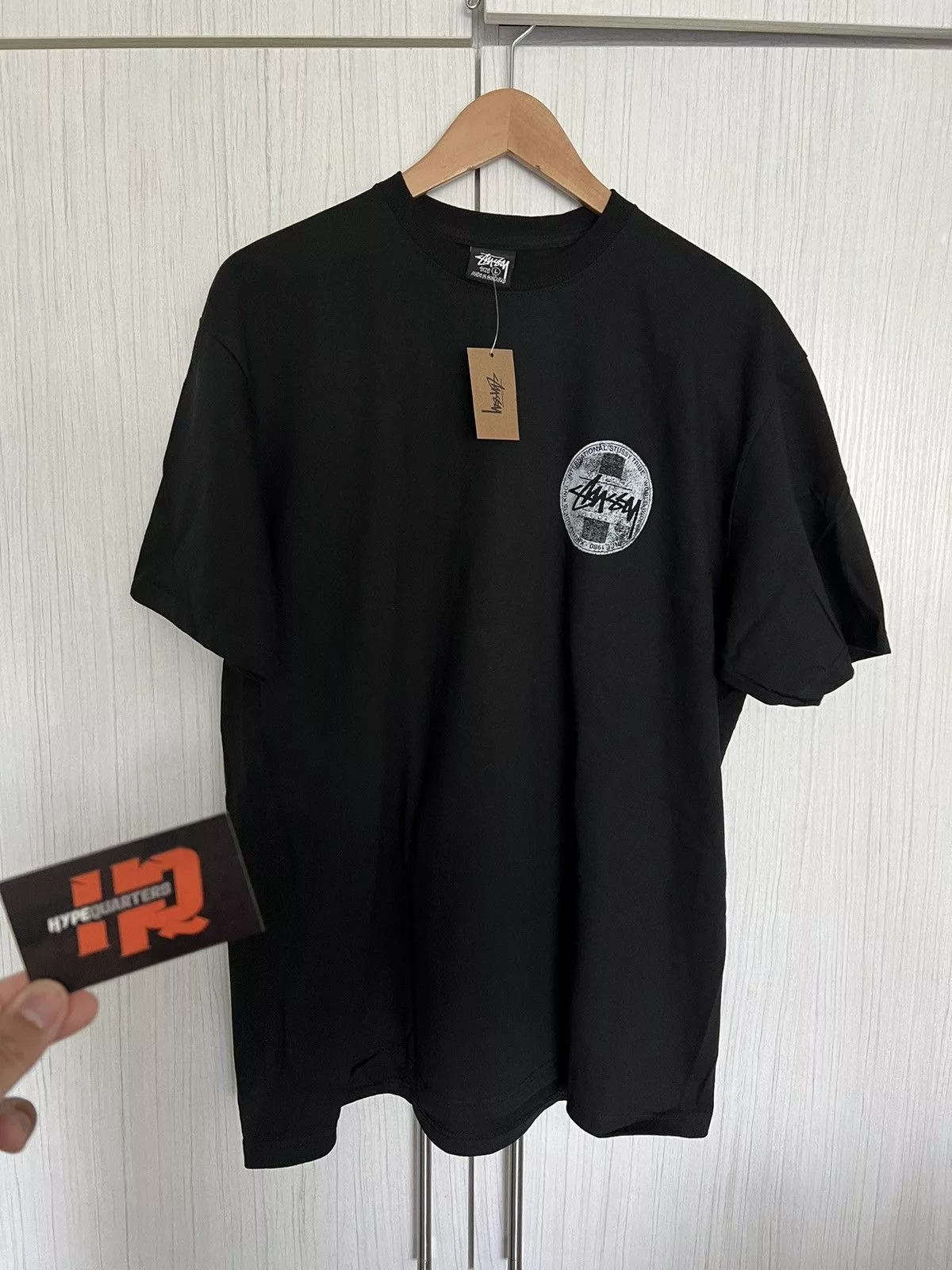 Stussy Short Sleeve T Shirts Stussy Dot Tee “Black”