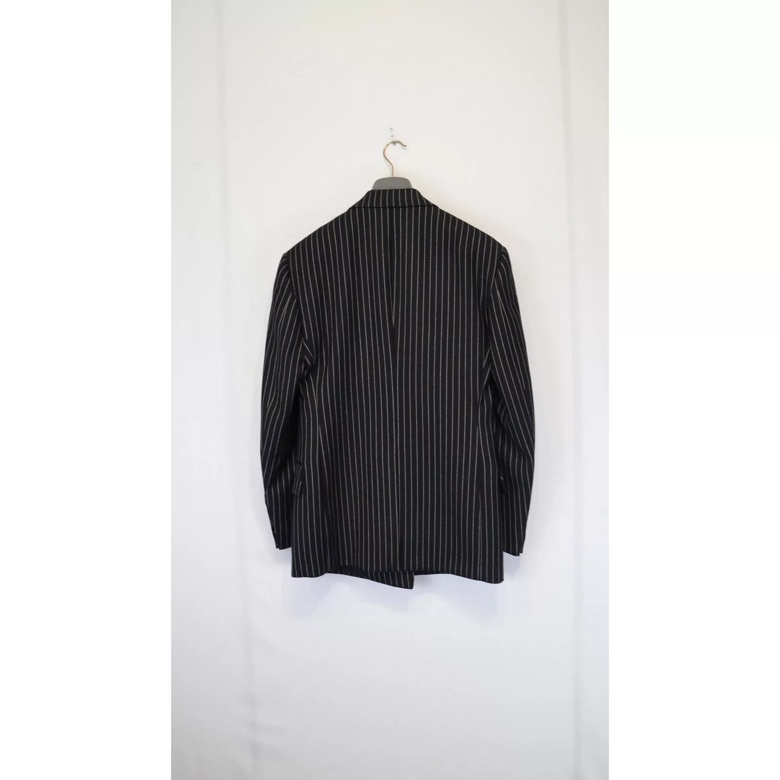 Tom Ford Light Jackets Tom Ford o1rshd1 Cooper Stripe Blazer Jacket in Black/White