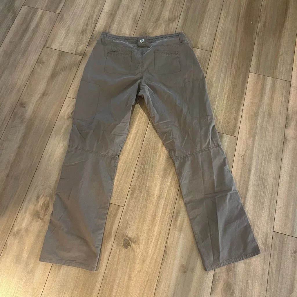 Kuhl Pants Kuhl Grey Athletic Cargo Pants Women 12 Regular Gray