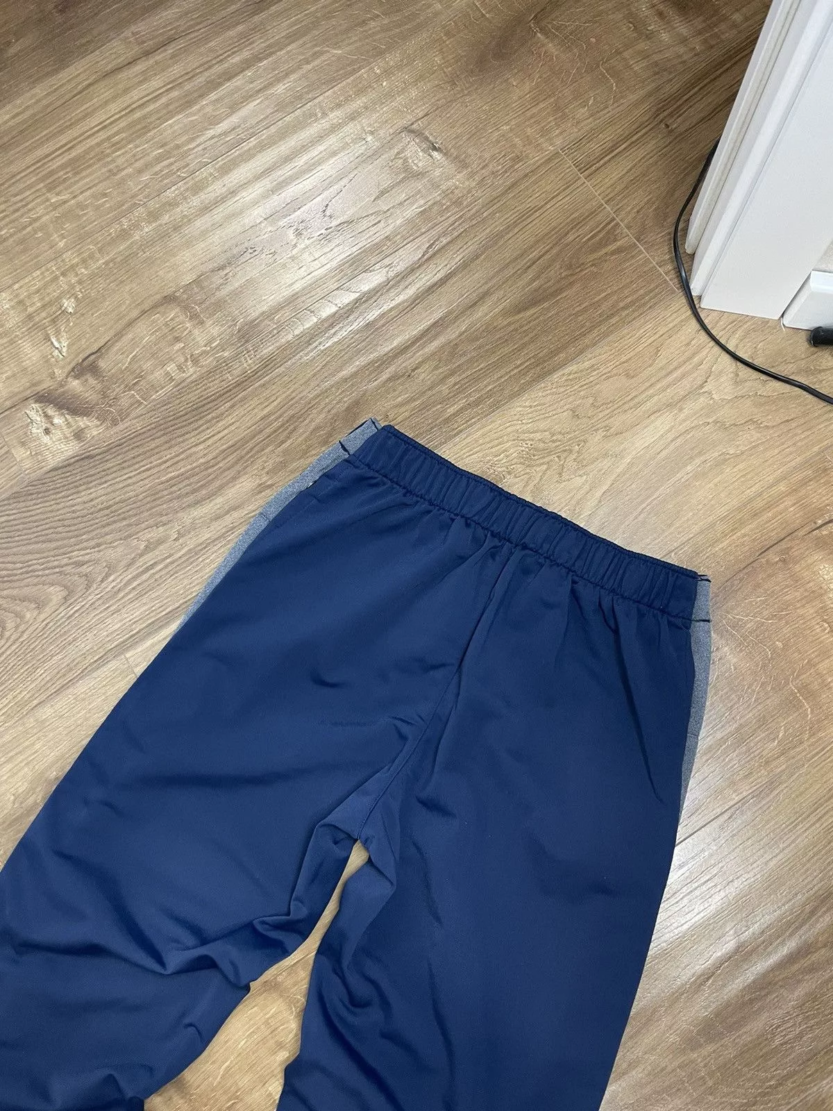 Nike Sweatpants Joggers Nike × Vintage Vintage Nike Y2K Style Blue Drill Side Buttons Sweatpants Streetwear
