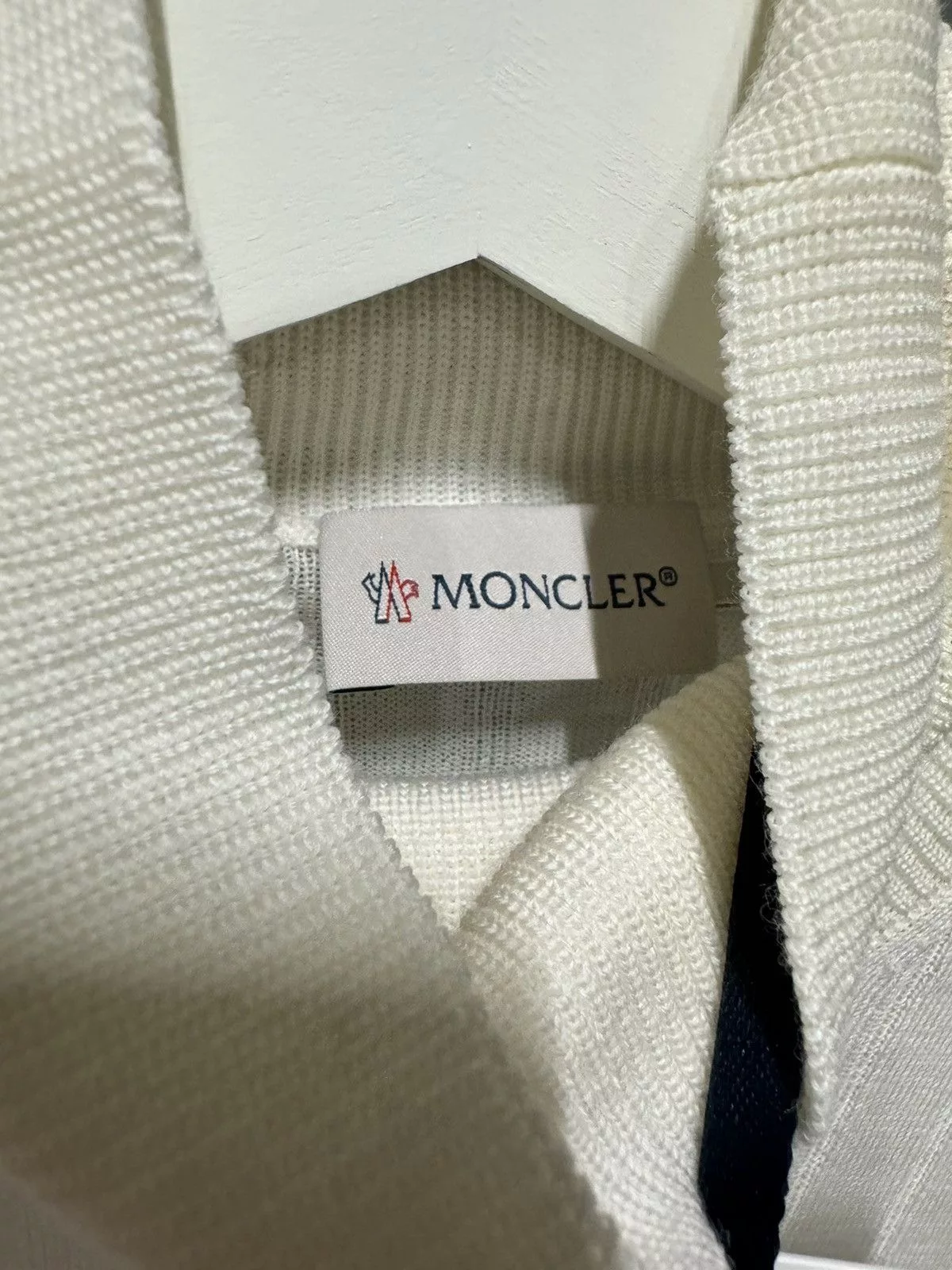 Moncler Sweaters Moncler Turtleneck Sweater NEW 900$ White