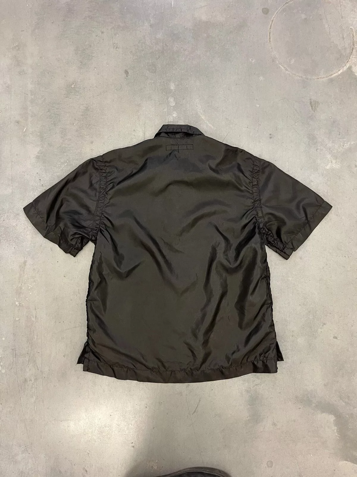 Junya Watanabe Shirts Button Ups A/W 2004 Junya Watanabe Zipped Sequin Shirt Black
