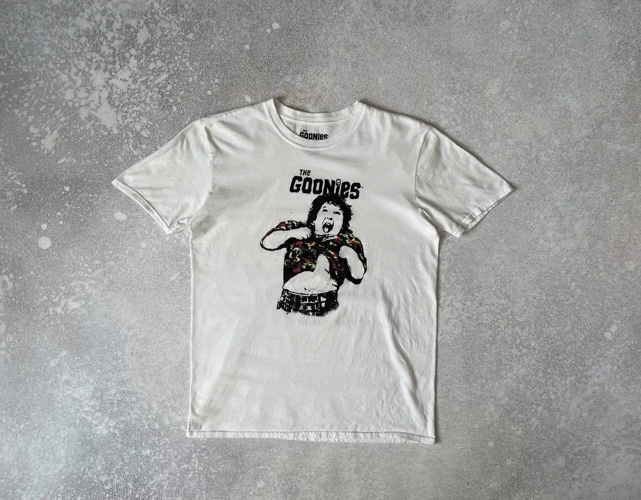 Band Tees Short Sleeve T Shirts Band Tees × Vintage Vintage The Goonies Truffle Shuffle Movie T-shirt Y2K rare White