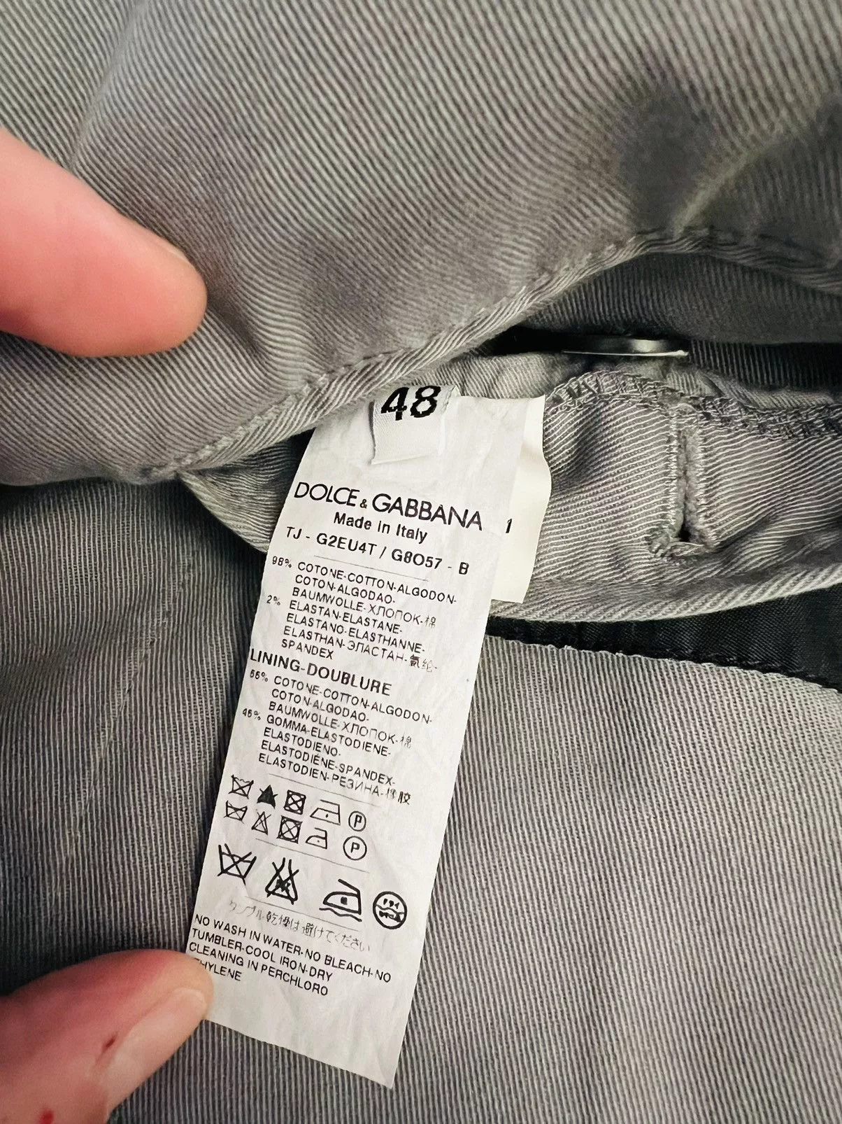 Dolce & Gabbana Light Jackets Dolce & Gabbana cotton gray jacket