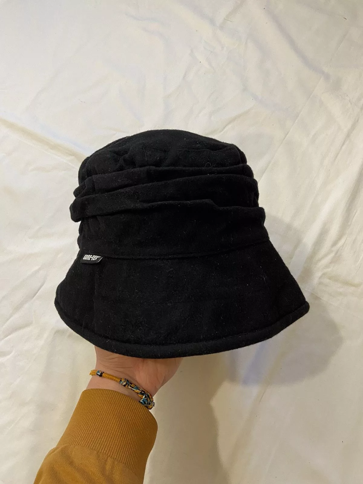 Goretex Hats Goretex × Vintage Rare Vintage Seeberger Goretex Panama Y2K Hat Avant Gard Cap Black Avant-Garde
