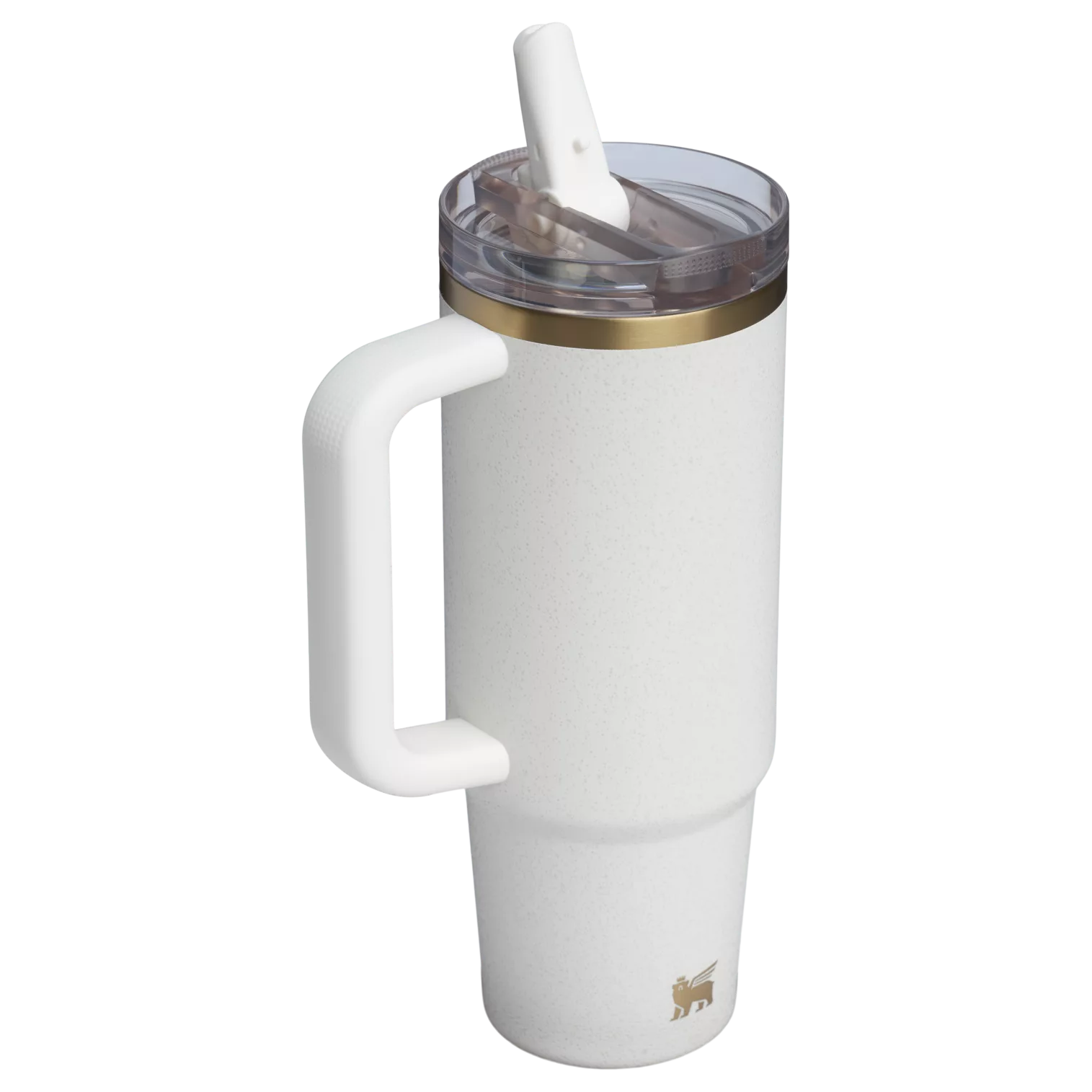 The Stanley Quencher ProTour Flip Straw Insulated Tumbler 30 Oz in Cream Moon White