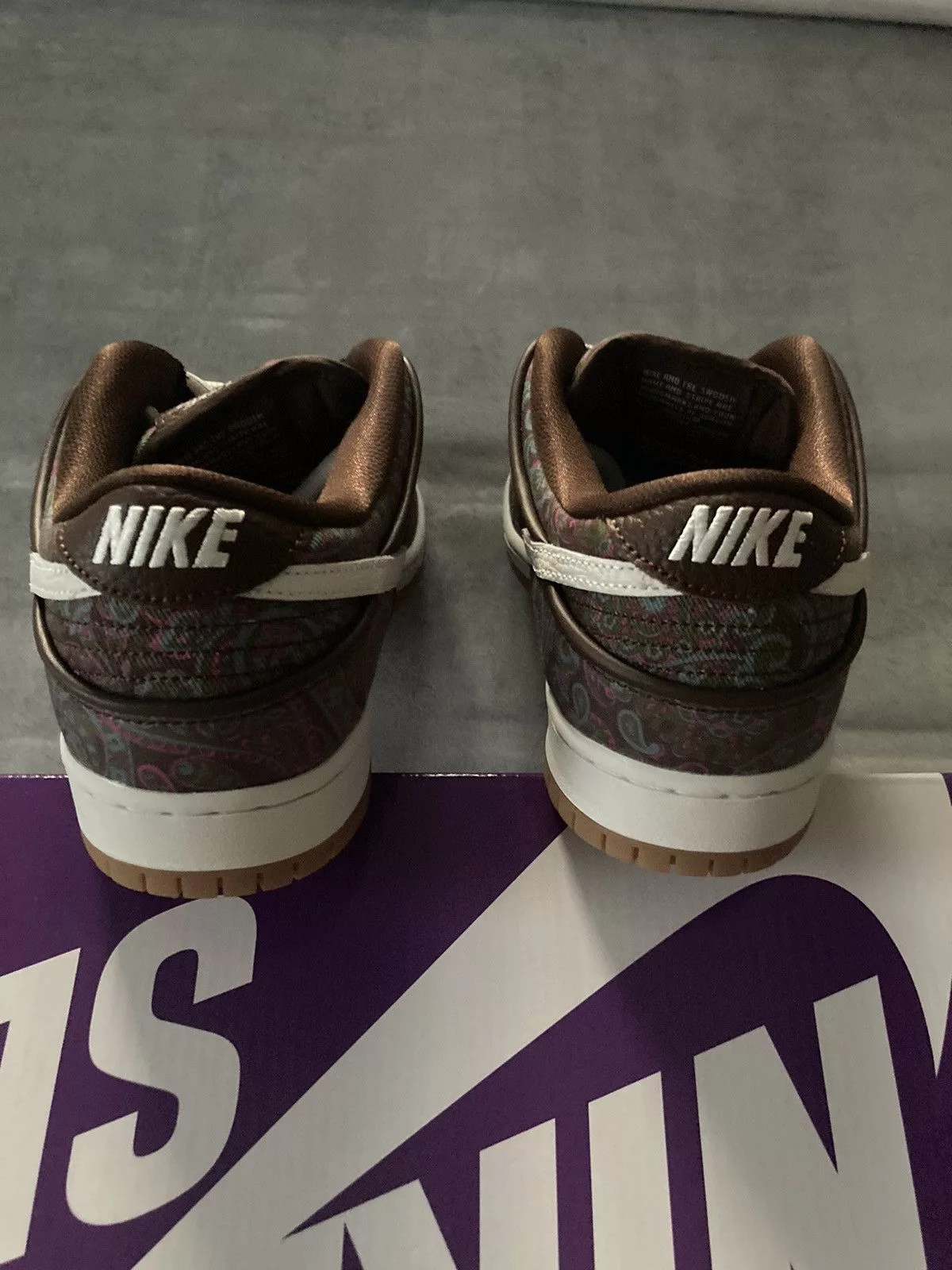 Nike Low Top Sneakers Nike dunk sb Paisley Brown