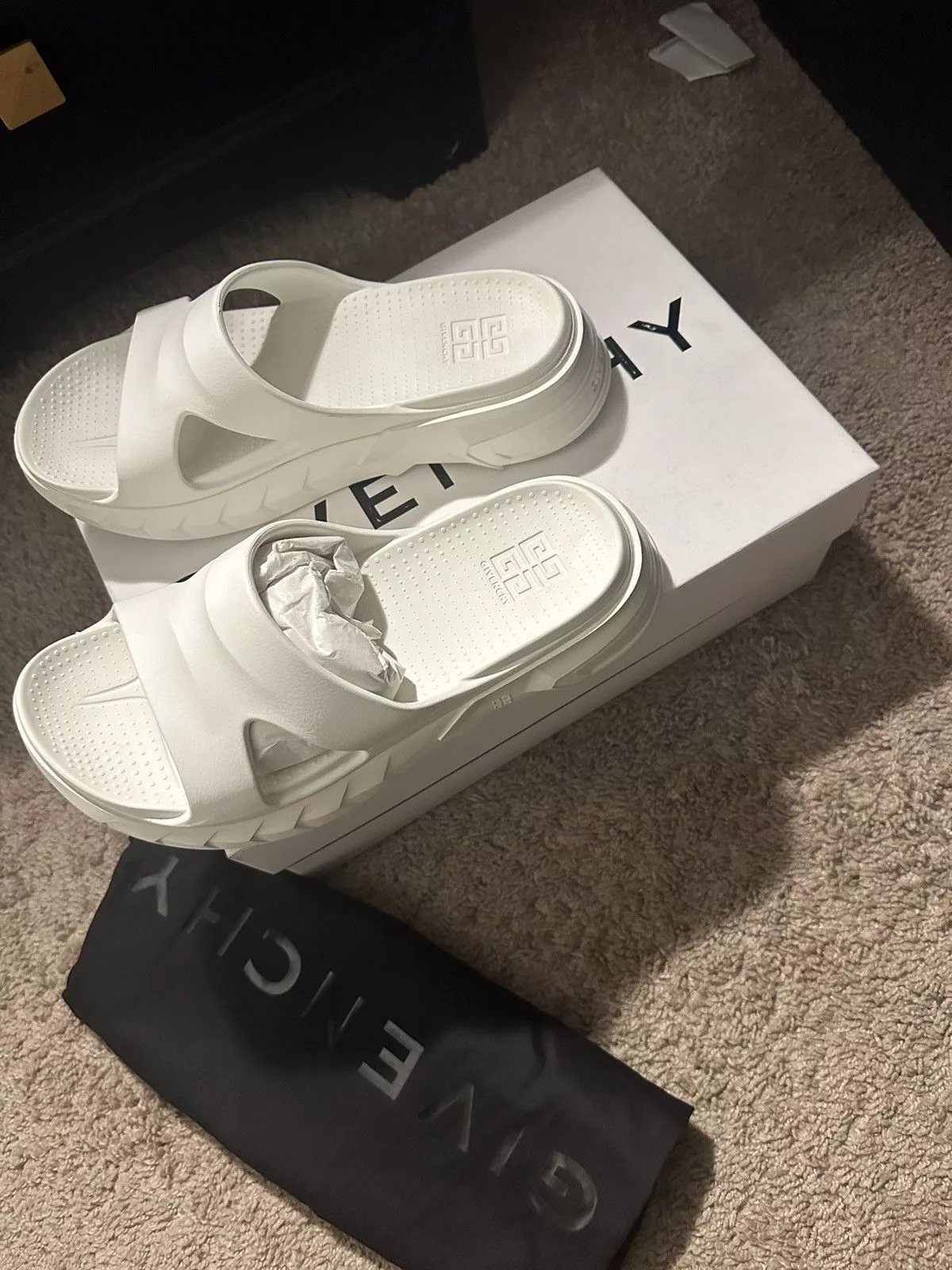 Givenchy Sandals Givenchy Marshmallow Sandals Off White