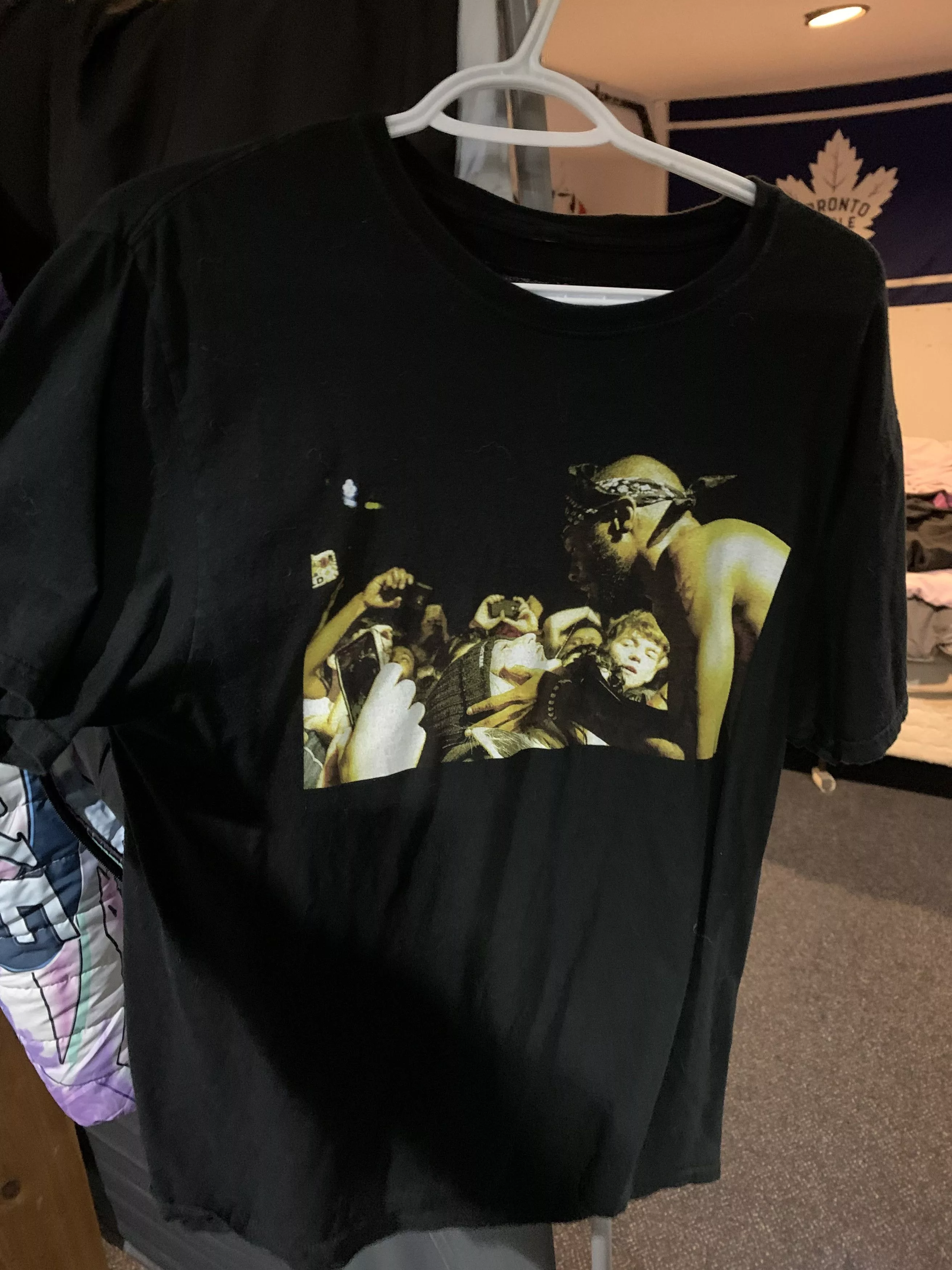 Rap Tees Short Sleeve T Shirts Rap Tees JPEGMAFIA Spit Shirt Black