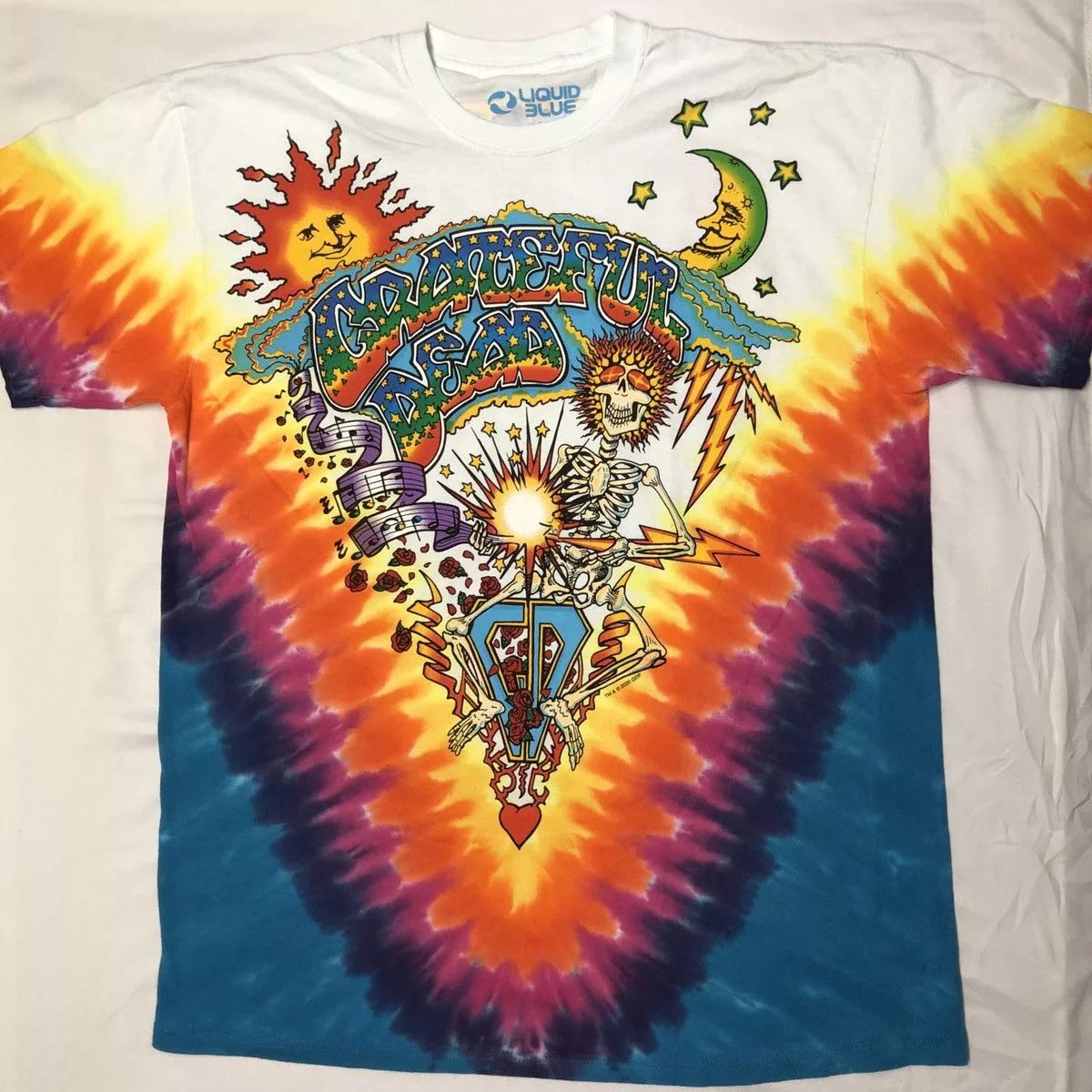 Grateful Dead Short Sleeve T Shirts Grateful Dead × Liquid Blue × Vintage Grateful Dead Summer ‘92 Tour Shirt Multi