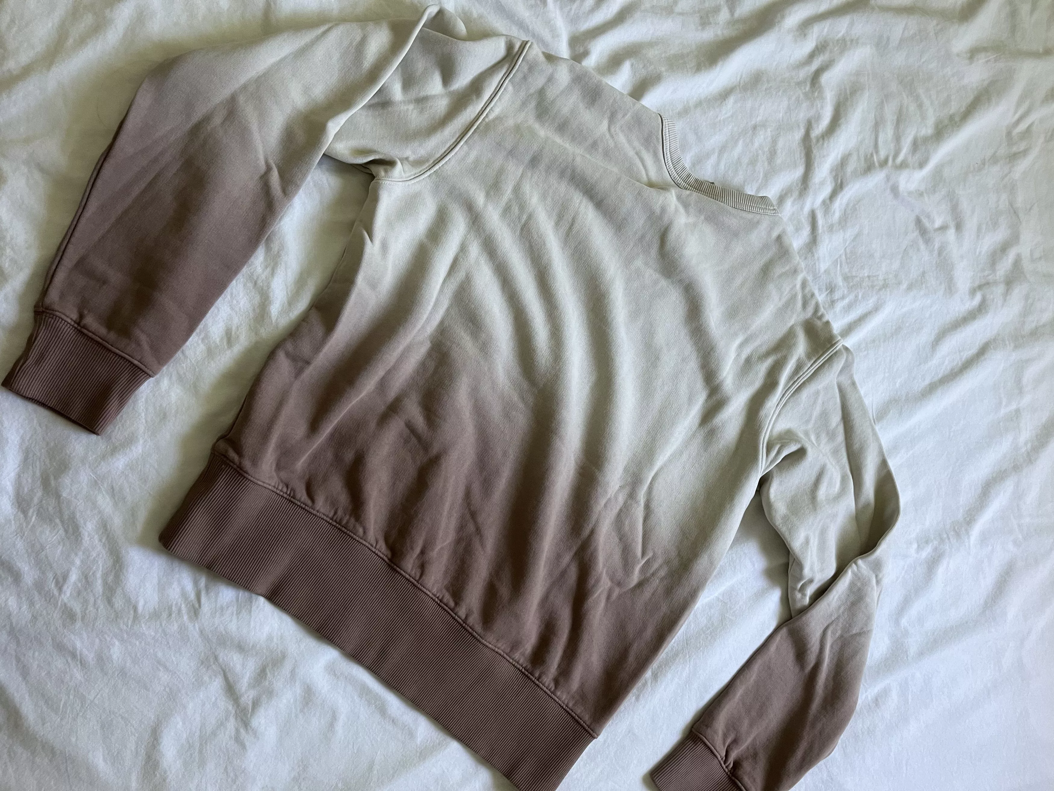 Kith Hoodies Kith Ombre Sweatshirt Beige