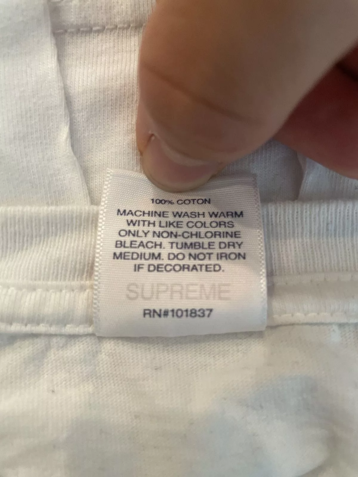Supreme Short Sleeve T Shirts Supreme Andre 3000 TShirt White