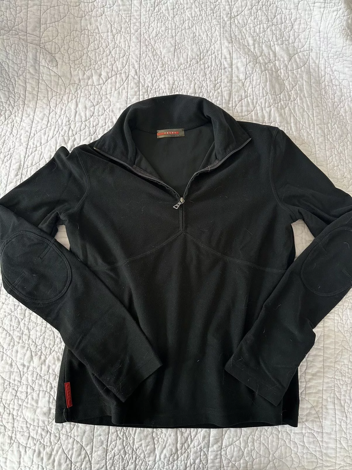 Prada Sweaters Prada quarter zip Black