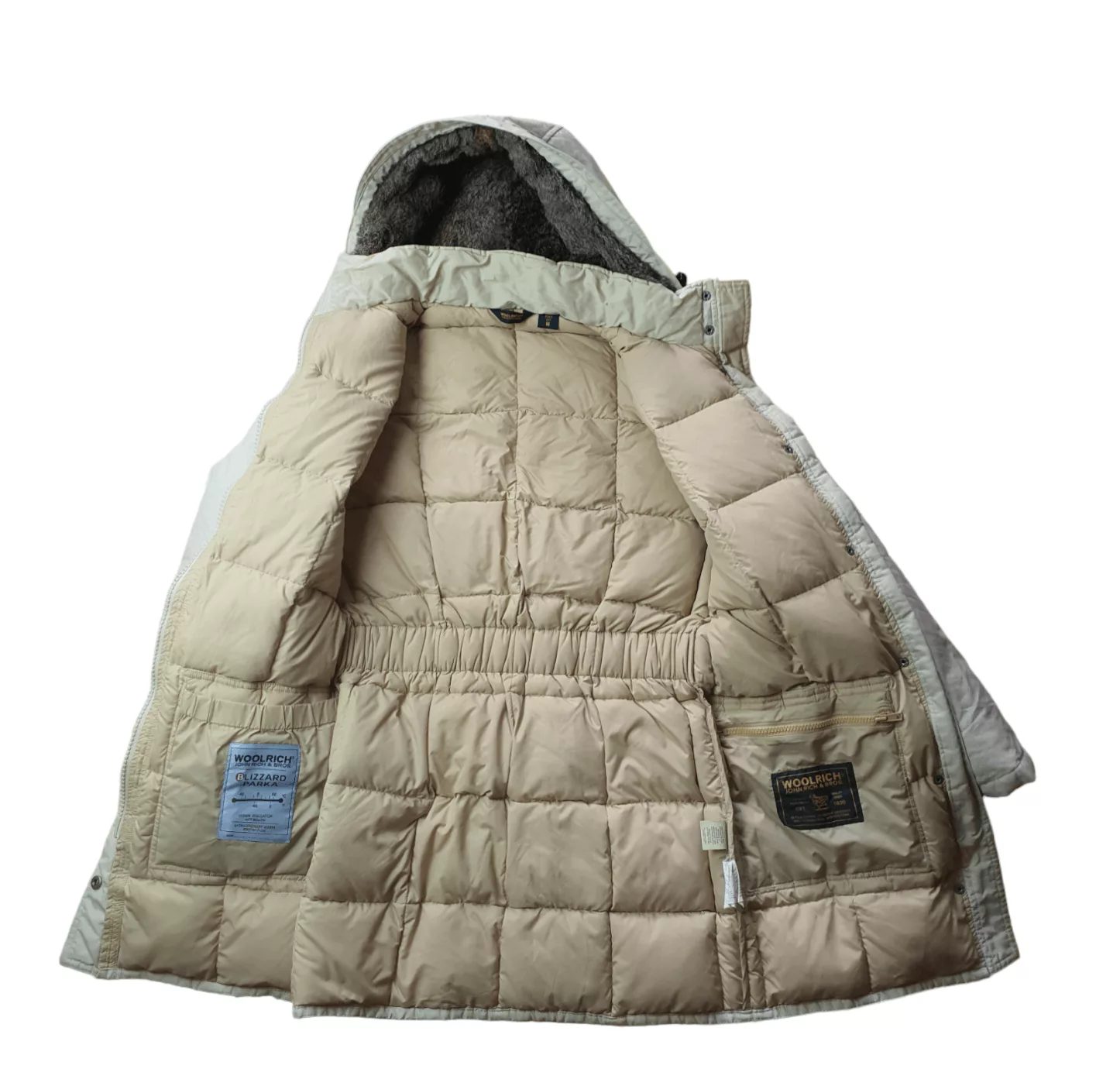 Woolrich Woolen Mills Down Jackets Woolrich Woolen Mills Woolrich down jacket Blizzard Parka Beige
