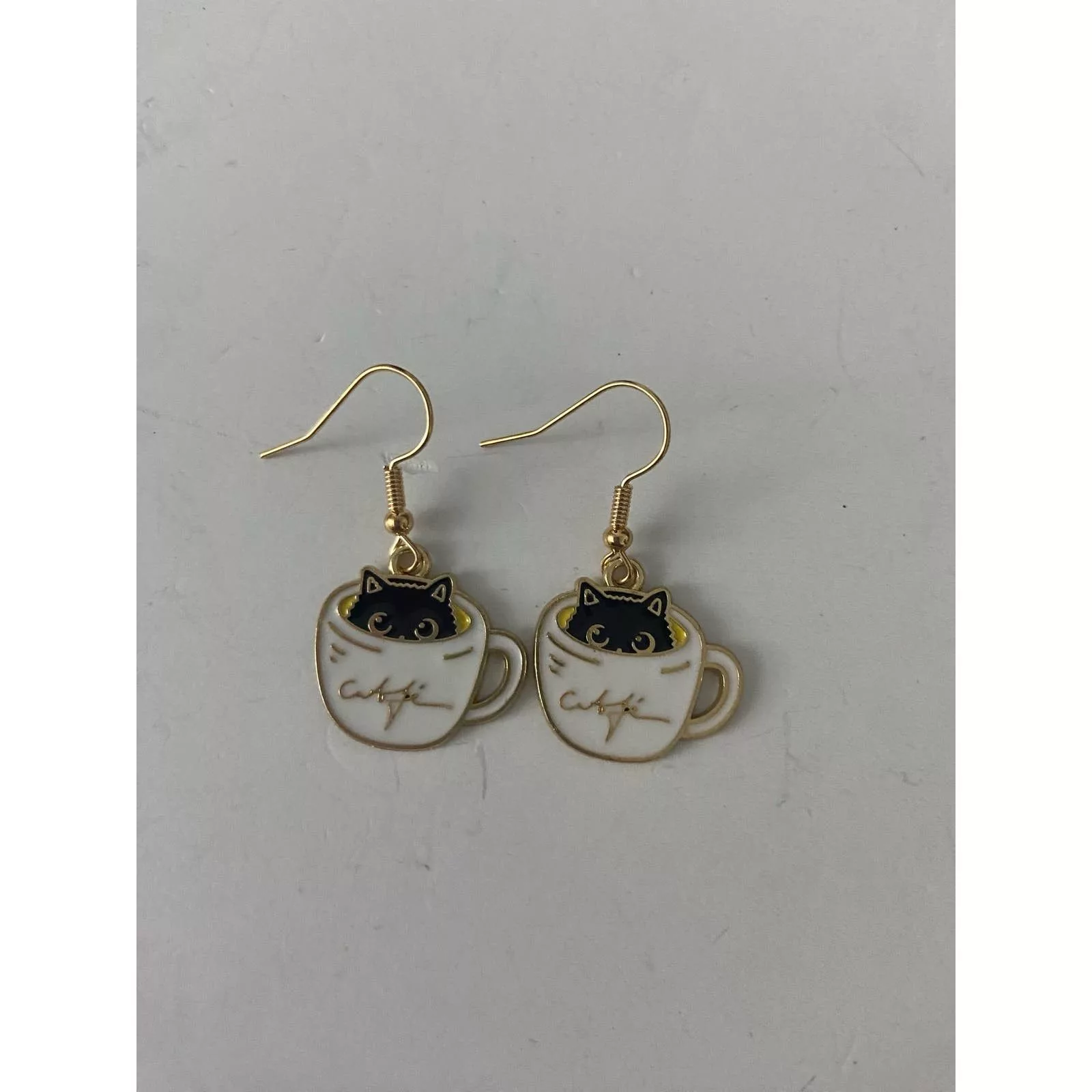 Other Earrings Other Cute black cat earrings Gold