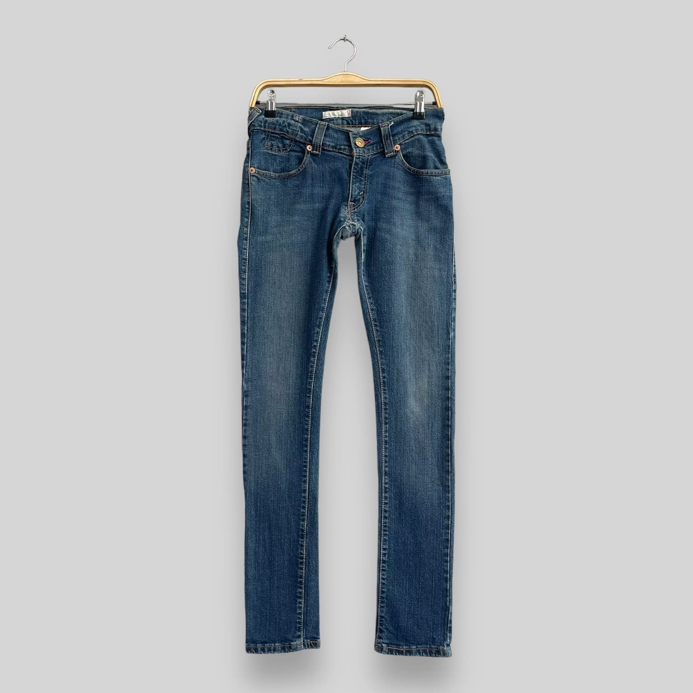 Levi's Jeans Levi's W28 L32 Levis 504 Slouch Skinny Straight Rebuild Jeans Blue Streetwear