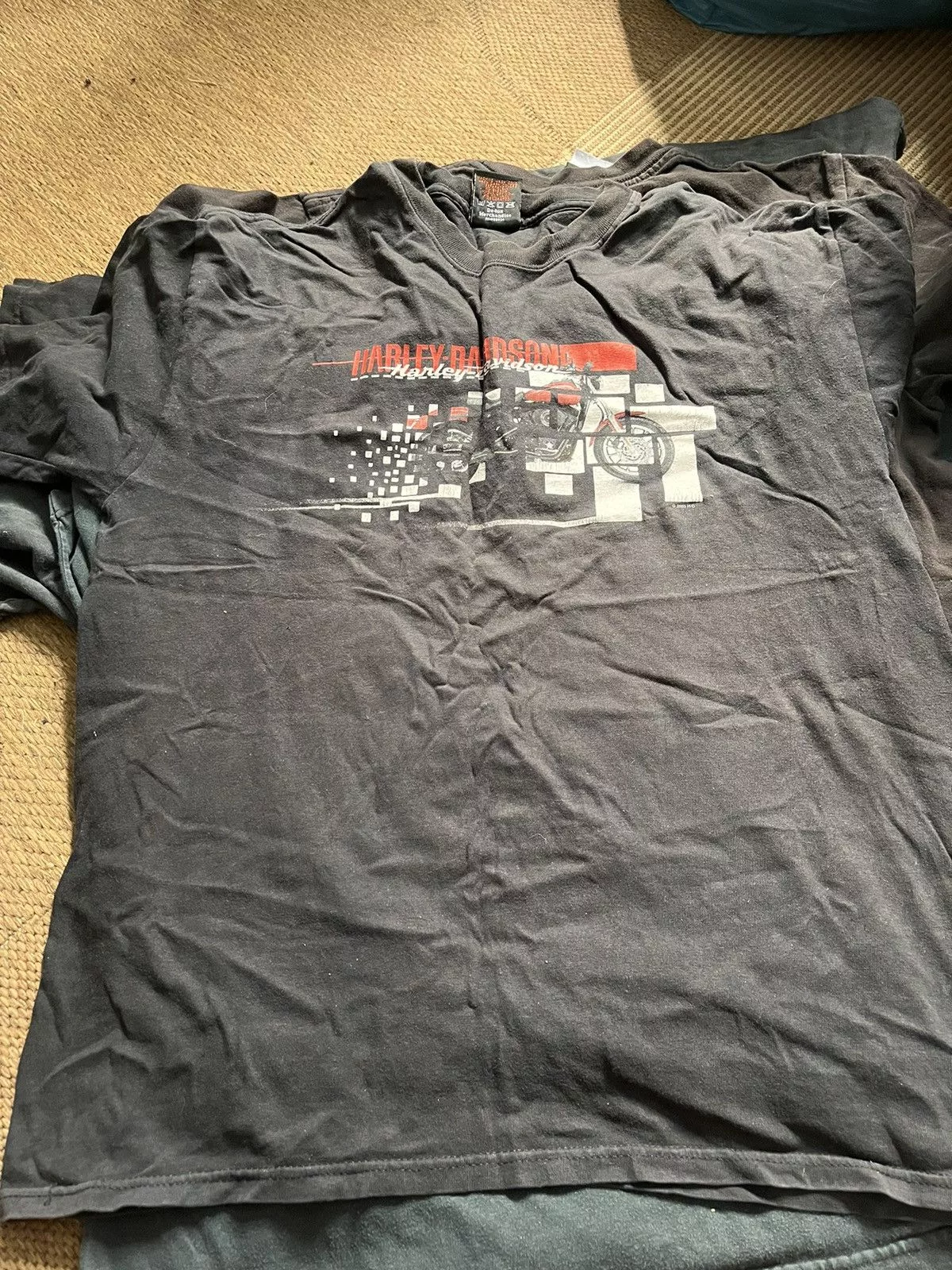 Harley Davidson Short Sleeve T Shirts x5 T-Shirt Harley Davidson Black