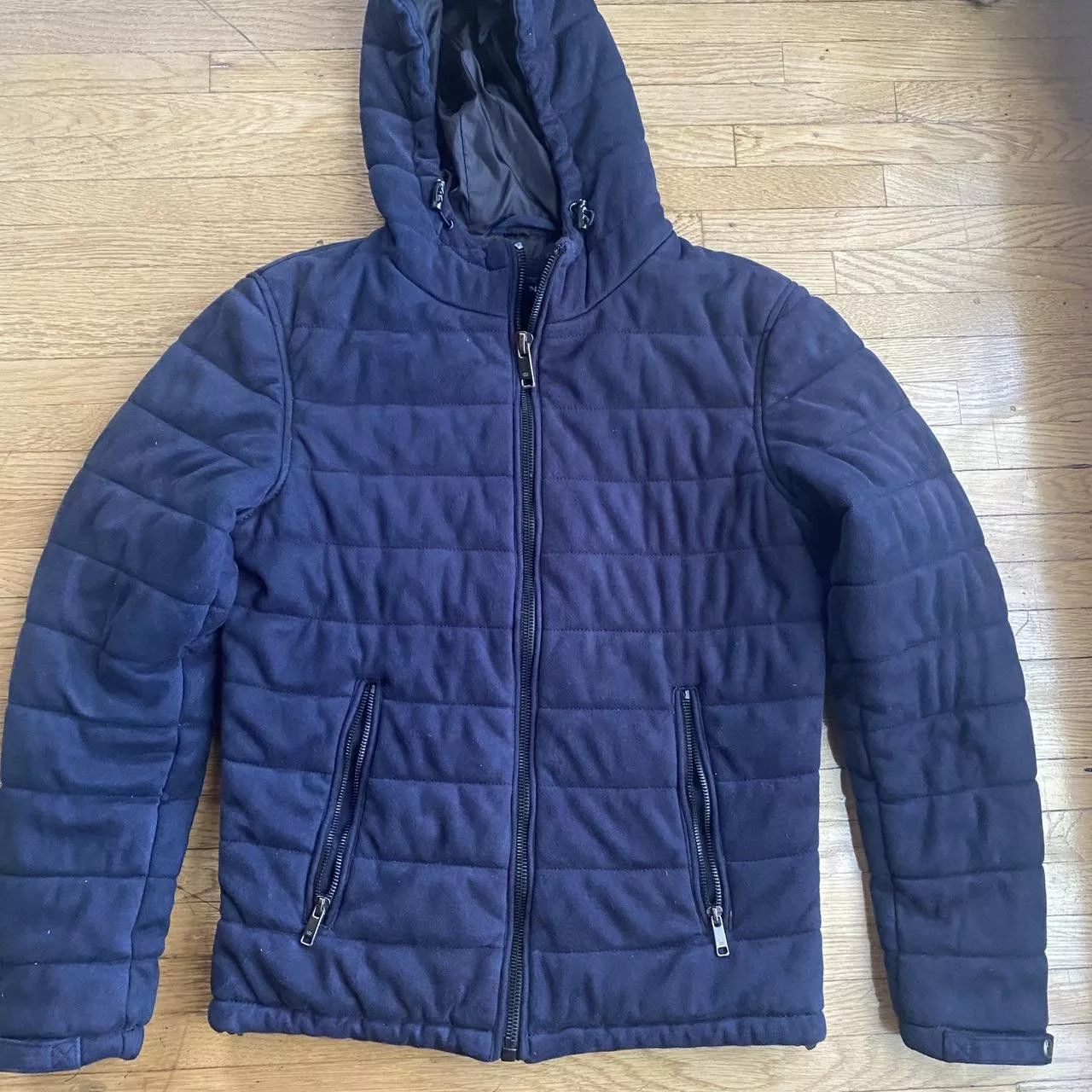 Zara Sweatshirts Hoodies Zara puffer jacket Blue