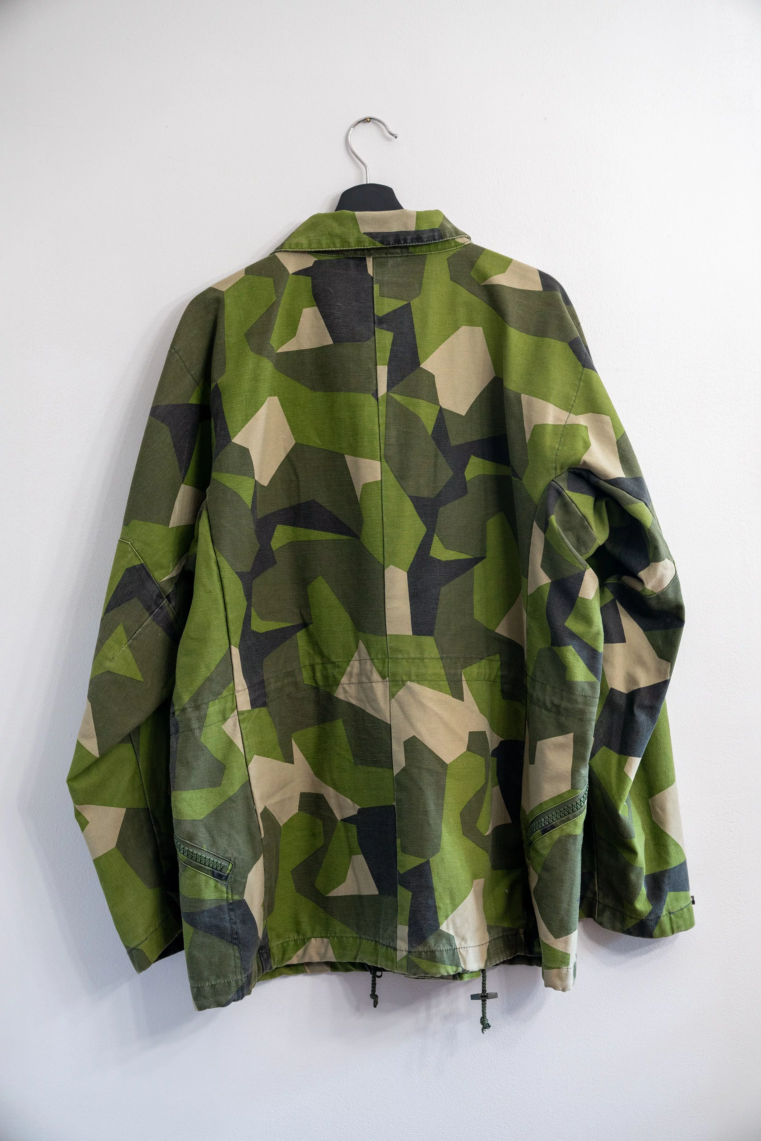 Vintage Light Jackets Rare Vintage Swedish M90 Splinter Army Jacket Multi