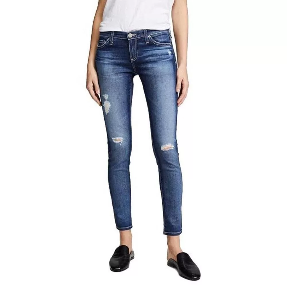 AG Adriano Goldschmied Jeans AG Adriano Goldschmied The Legging Ankle Skinny Jeans 27 Blue