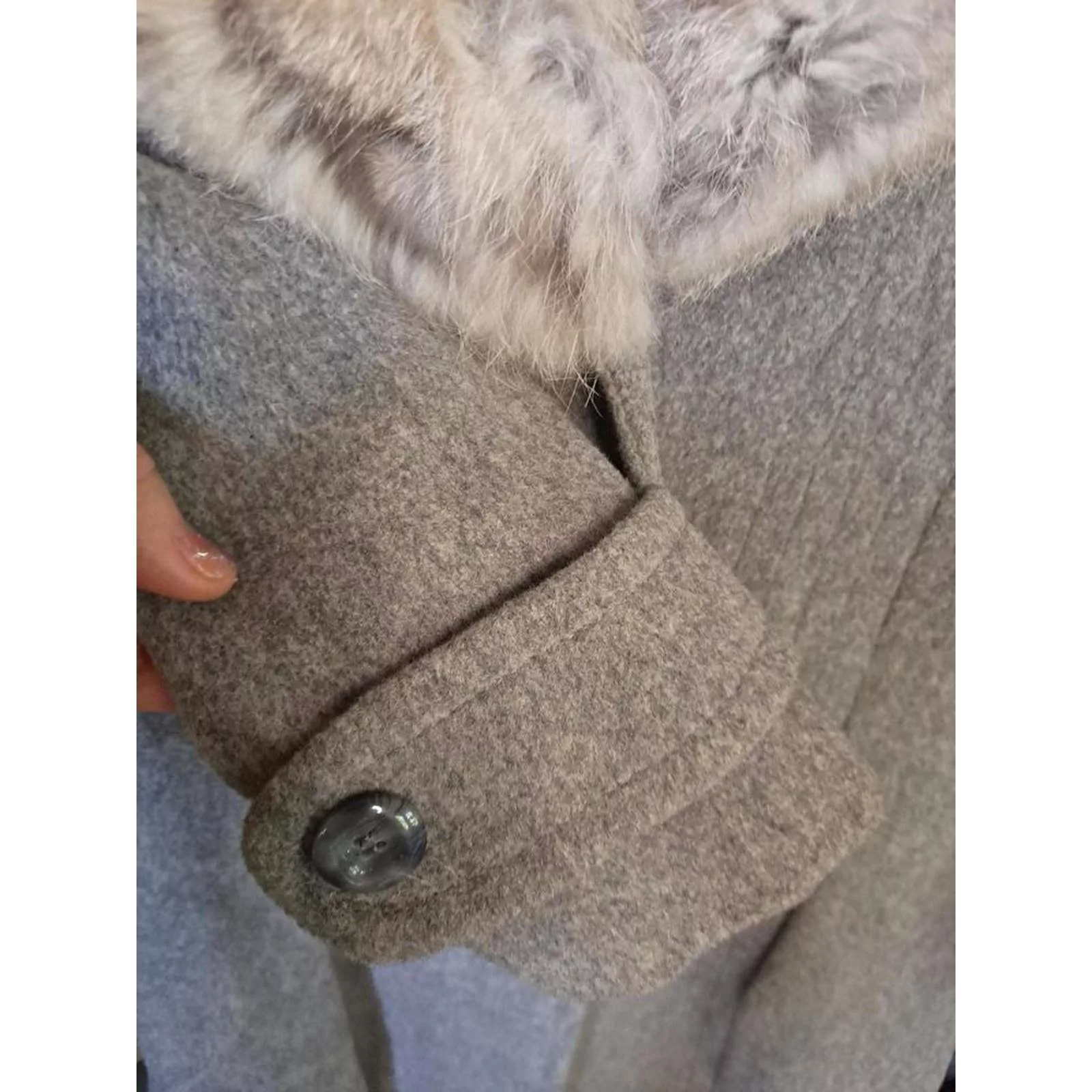 Other Jackets Other Prime Source Long Double Breasted Wool Coat‎ Gray