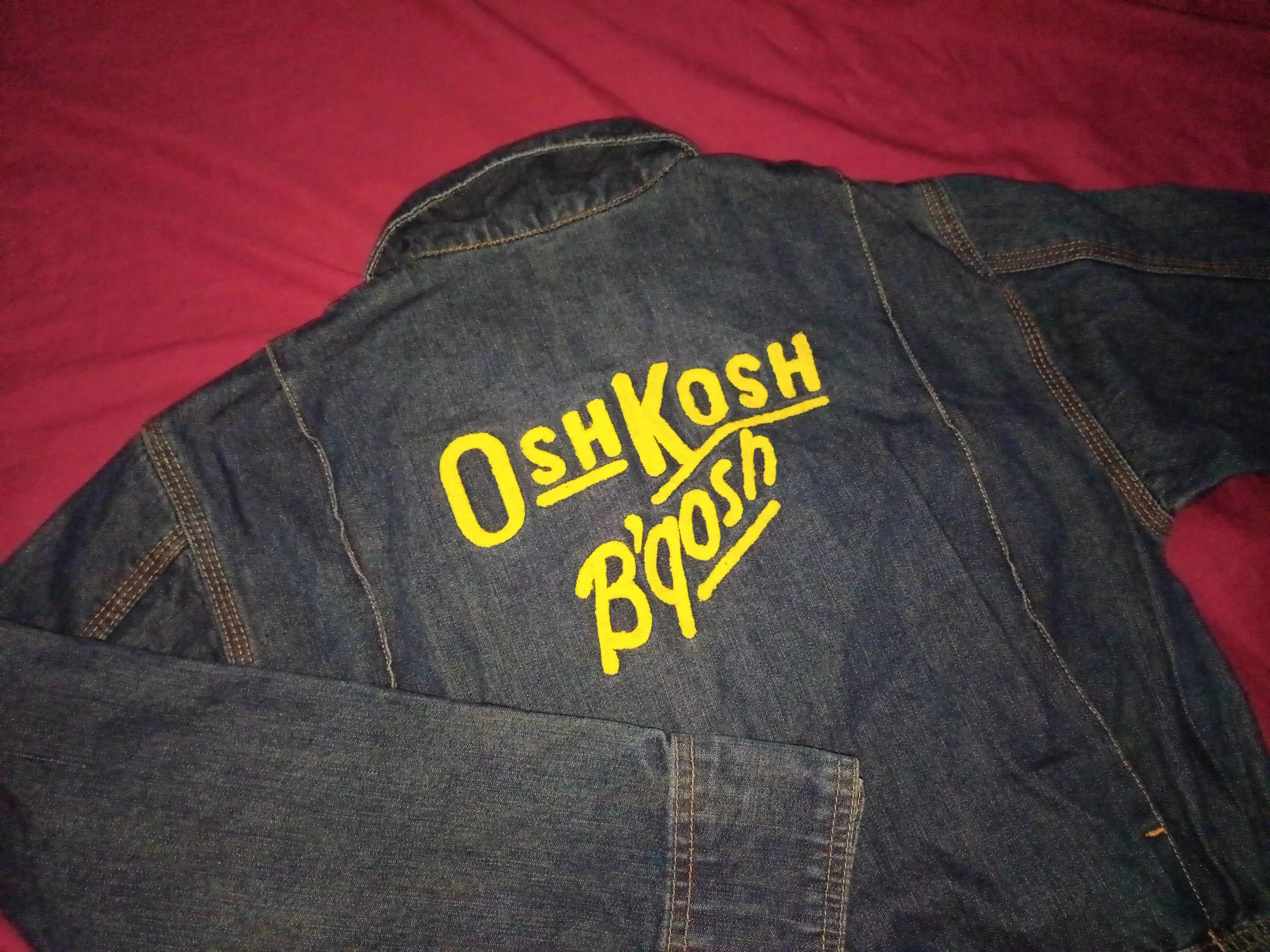Oshkosh Overalls Jumpsuits Oshkosh Bgosh coverall overall denim youth kids size 140 Blue Workwear