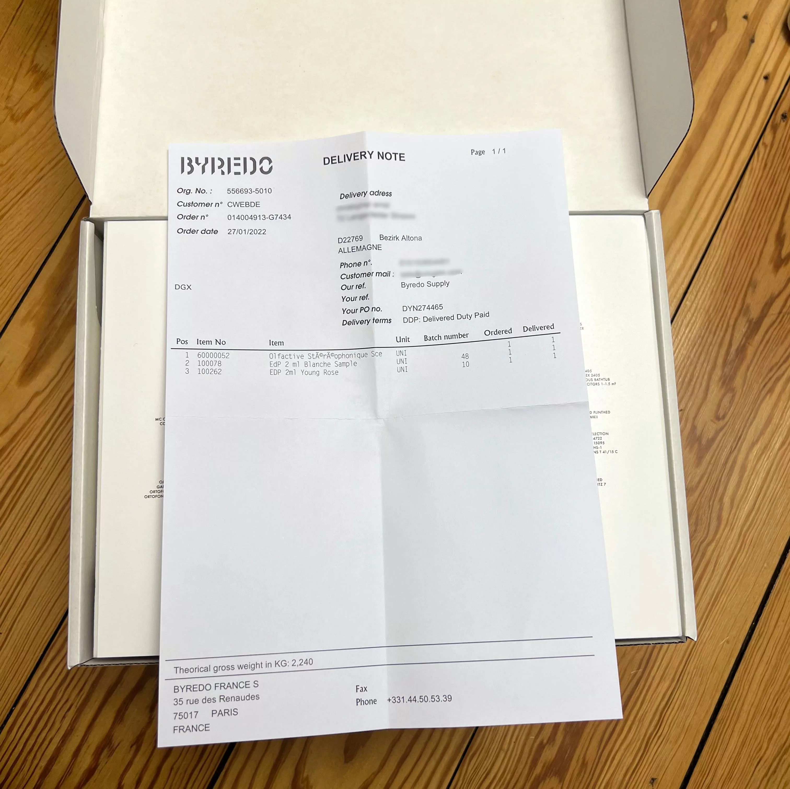 Byredo Miscellaneous Byredo Olfactive Stéréophonique Silver