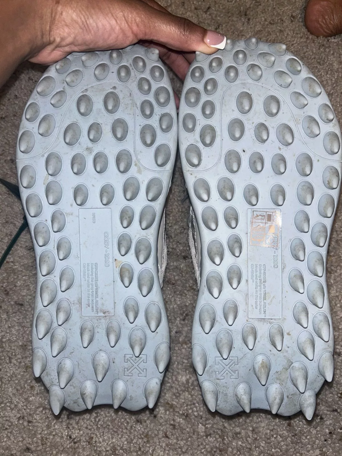 Off-White Low Top Sneakers Off-White Off white Brown