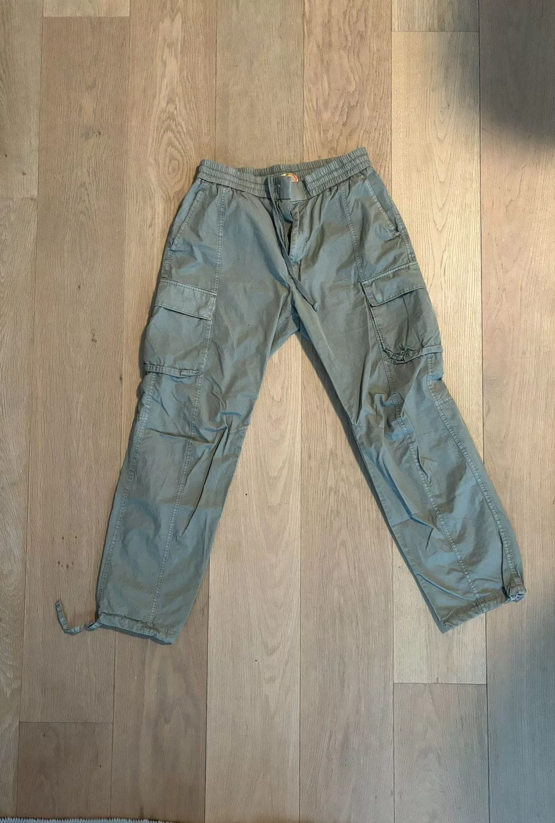 Kith Casual Pants Kith washed cotton Bristol Cargo Pant- Olive Green