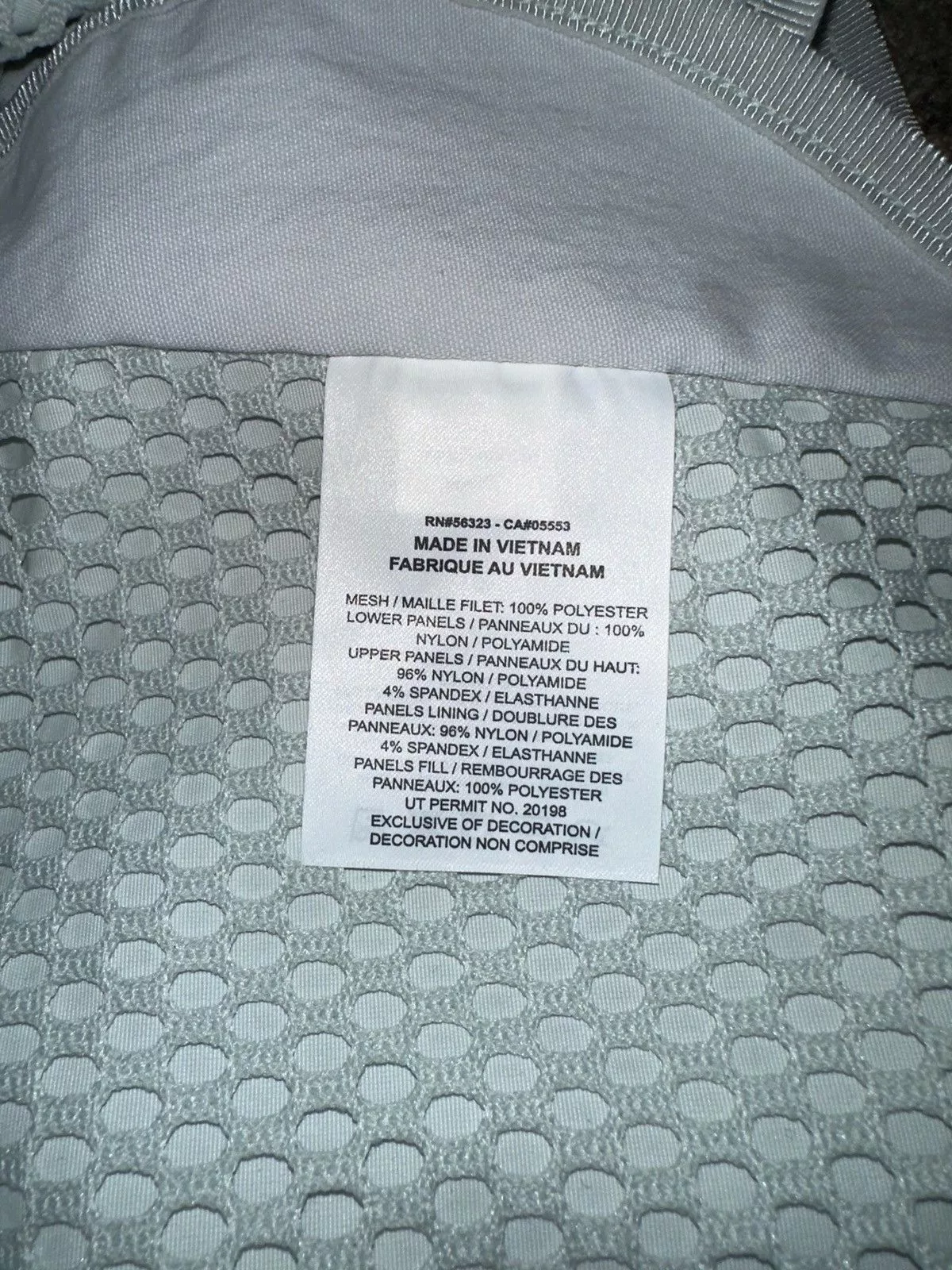 Nike Vests Nike Unisex ACG Buttles Light Silver Hiking Vest Sample Green