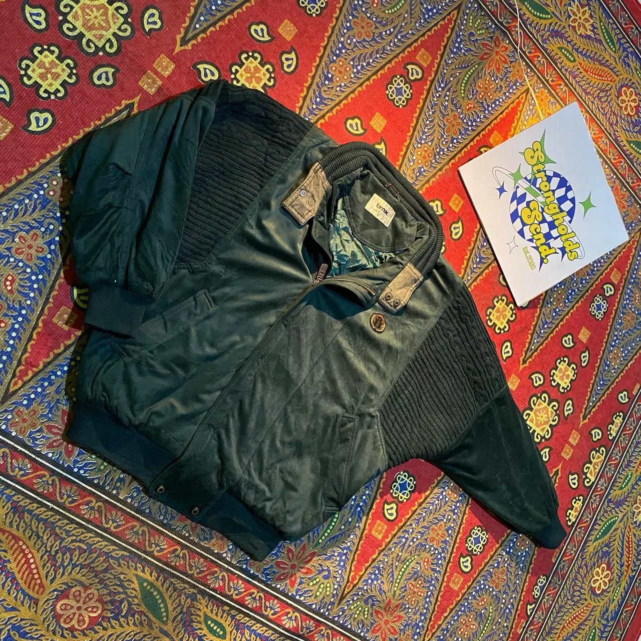 Vintage Bombers Vintage Flight Jacket Lynx Green