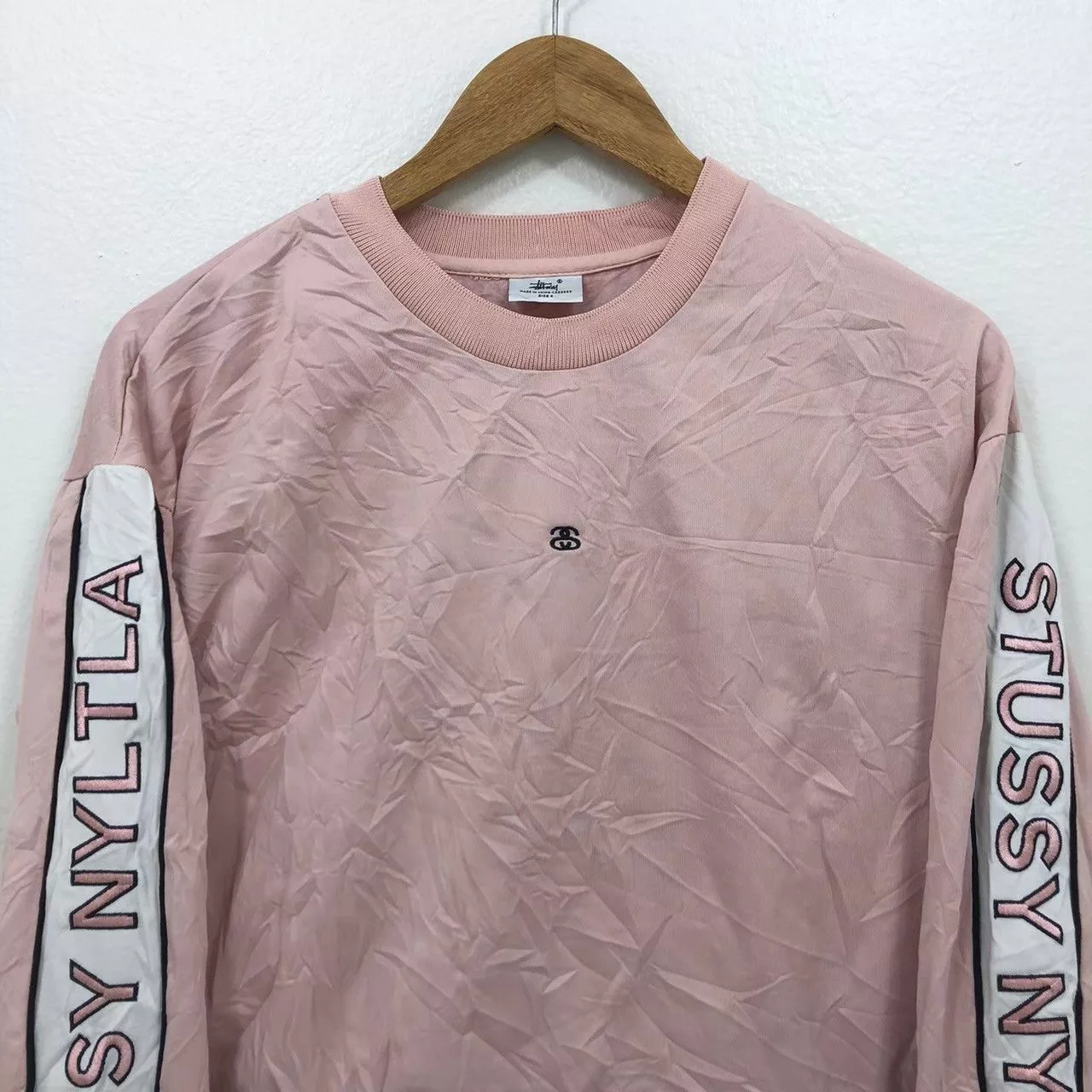Stussy Sweaters Stussy NYLTLA Streetwear sweater Crop Pink