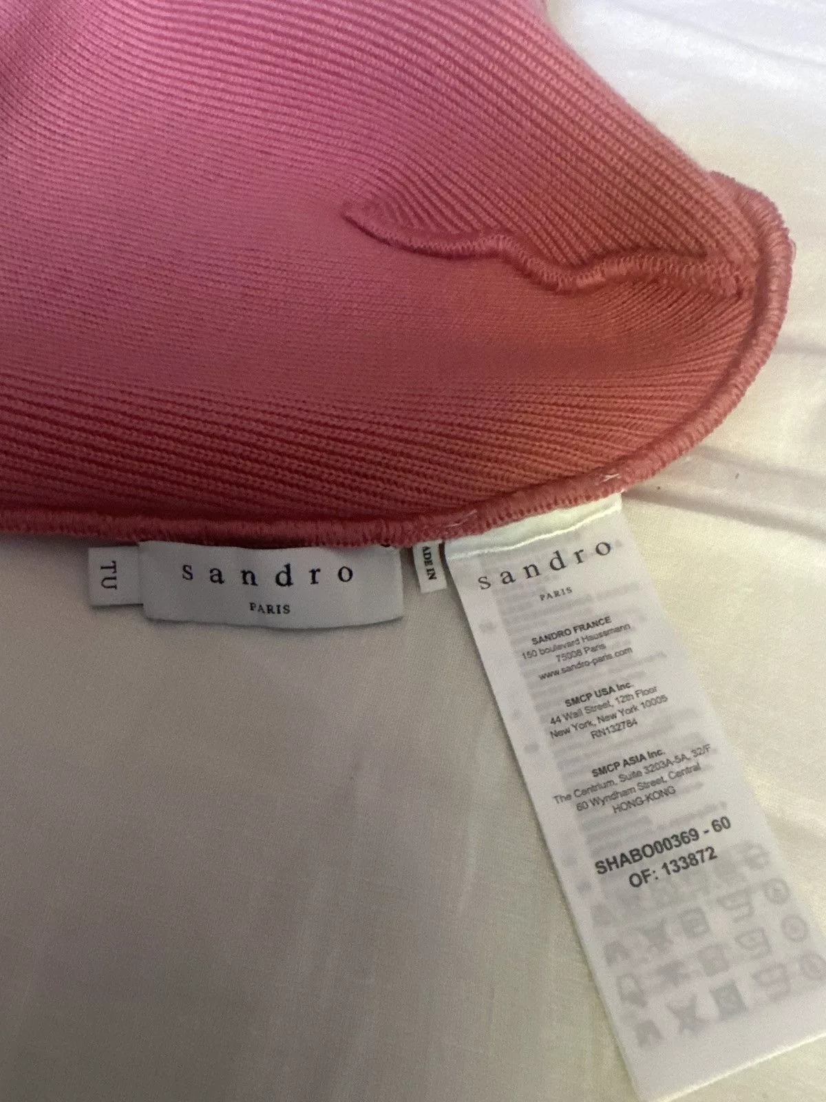Sandro Hats Pink Sandro Paris beanie